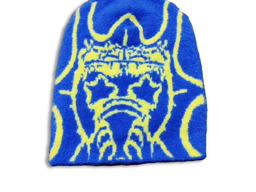 帽子 Glo Skull Beanie(blue) Glo Skull Beanie(blue)