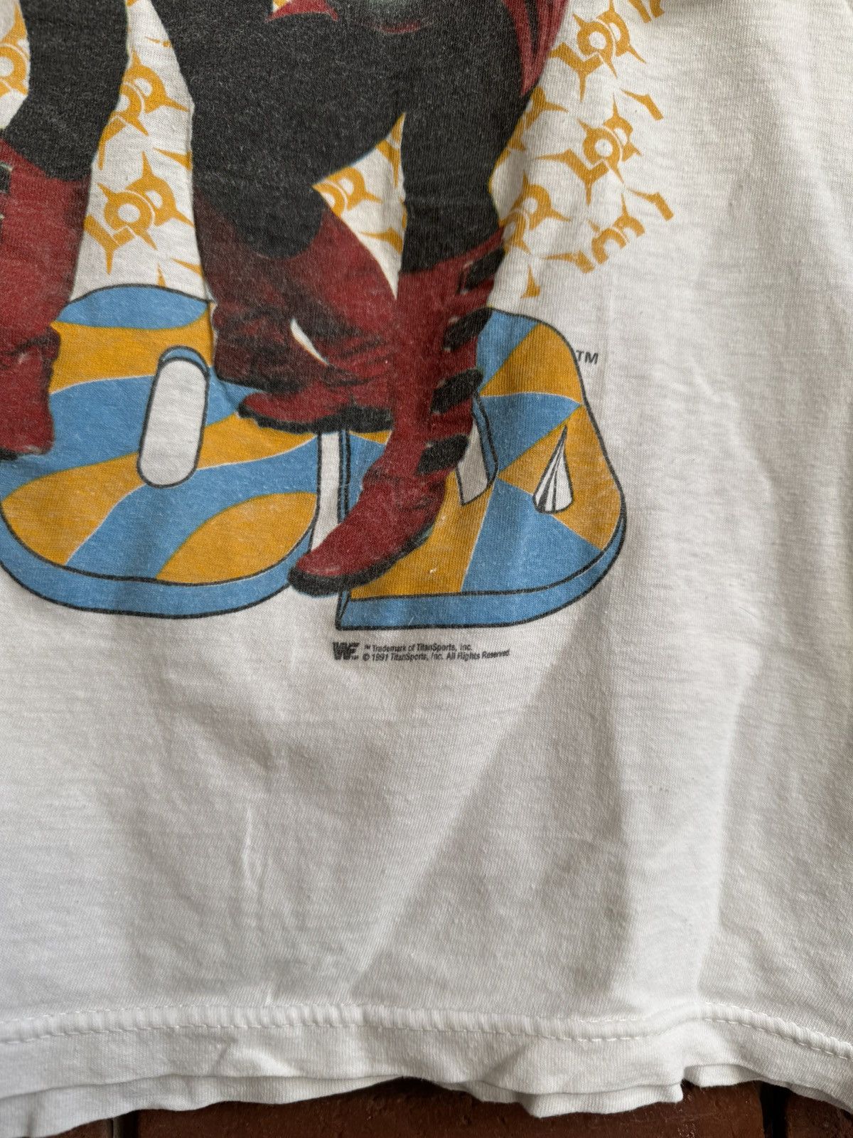 Vintage × WWE × WWF 1991 Legion Of Doom Vintage 90s Rare Wrestling Tee WWF WWE Size US XL / EU 56 / 4 - 4 Thumbnail