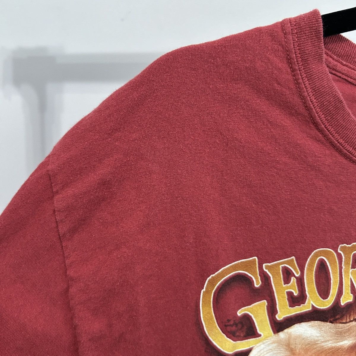 Gildan Gildan George Jones Red Large Graphic Tee Sz Large - "Dannie Size US L / EU 52-54 / 3 - 11 Thumbnail