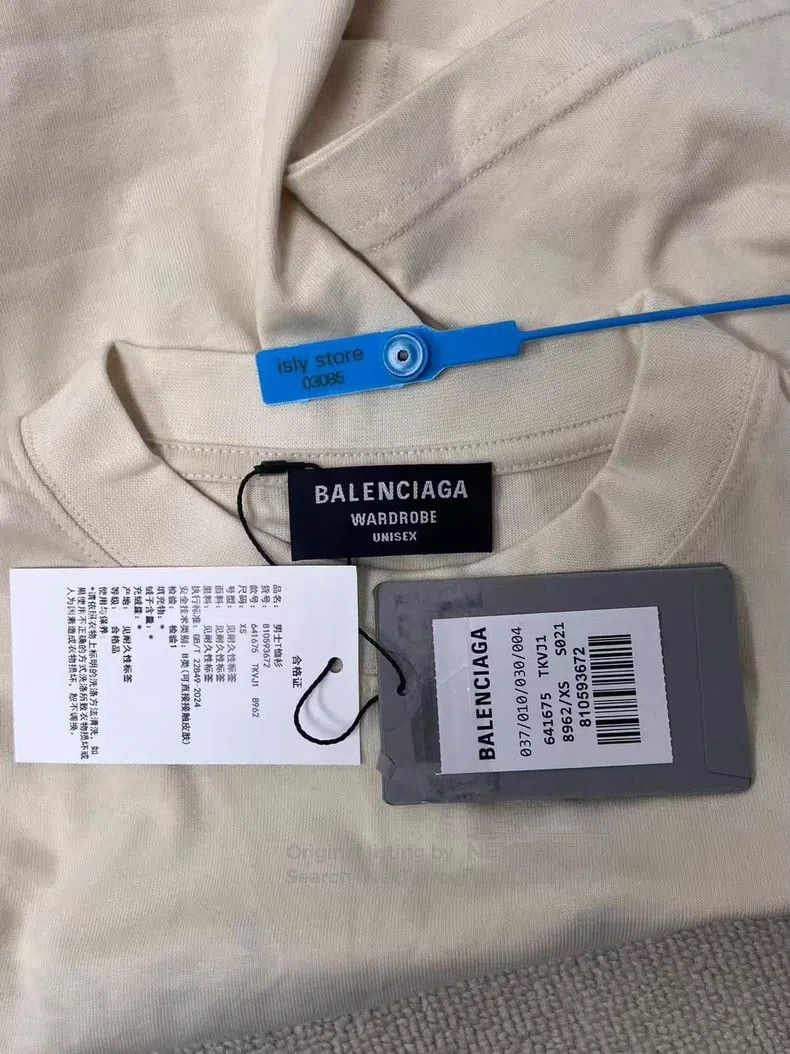 Balenciaga Balenciaga Letter Printed Crew Neck Short Sleeve T-Shirt Size US XS / EU 42 / 0 - 5 Thumbnail
