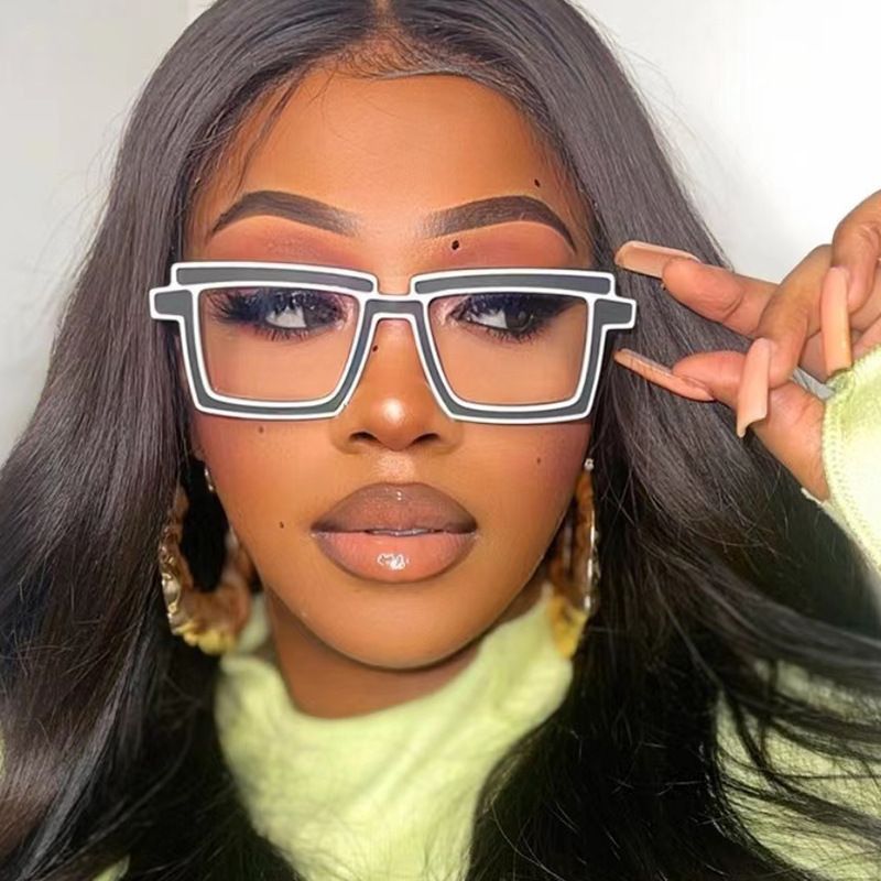 Electric Visual Vintage Street ins style custom avant-garde sunglasses Size ONE SIZE - 4 Thumbnail