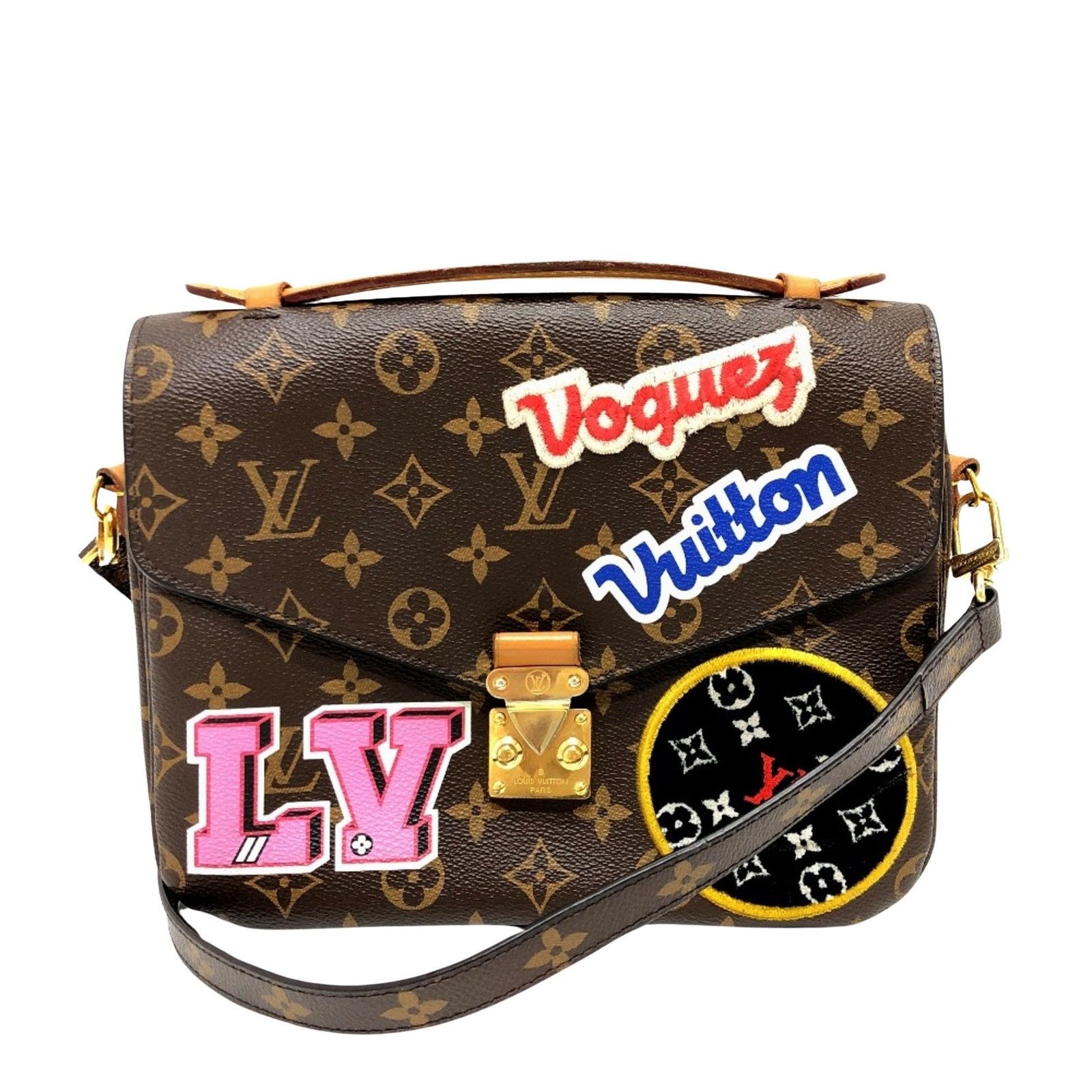 Louis Vuitton Brown Canvas Metis