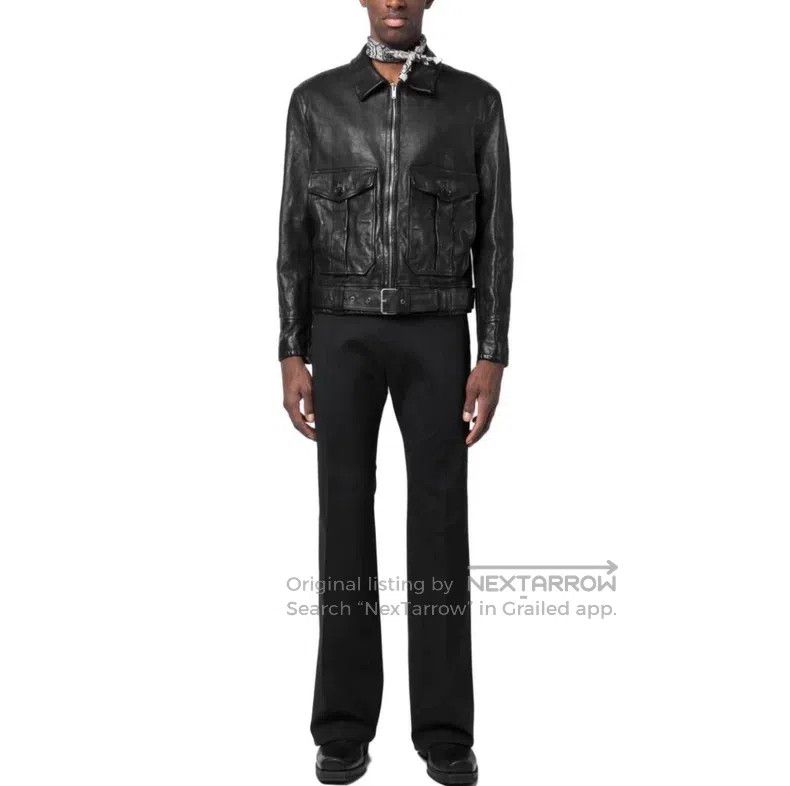 Saint Laurent Paris Saint Laurent Paris Pilot Leather Jacket Size US S / EU 44-46 / 1 - 2 Thumbnail
