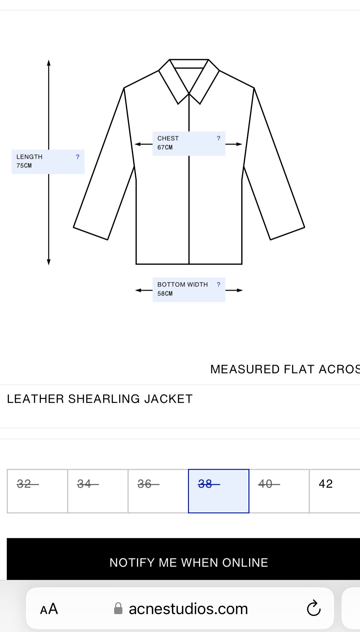 Acne Studios Acne studios shearling leather jacket Size S / US 4 / IT 40 - 13 Thumbnail