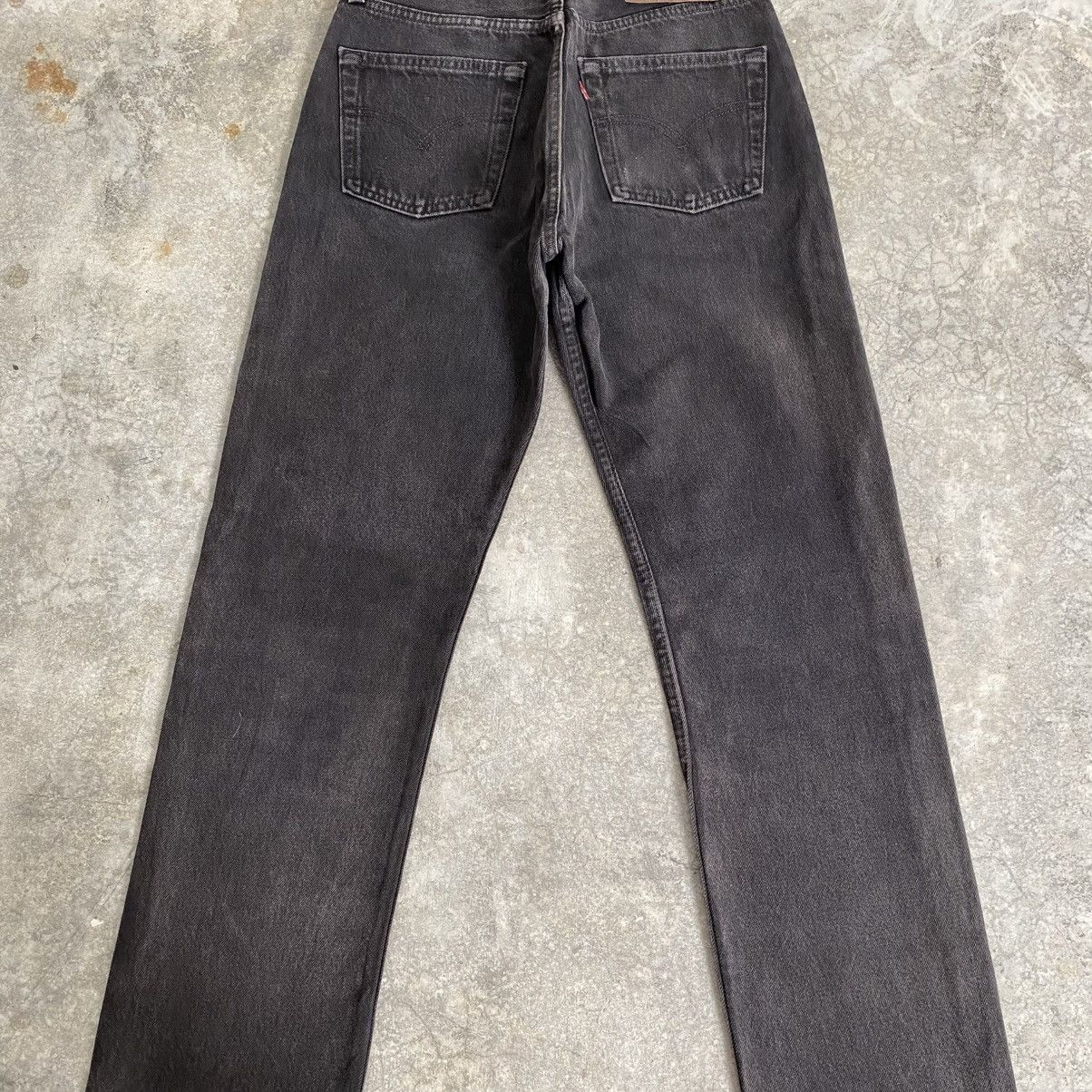 Levi's Vintage 1995 Levis 501 Over Dyed Black Denim Jeans Size US 28 / EU 44 - 12 Thumbnail