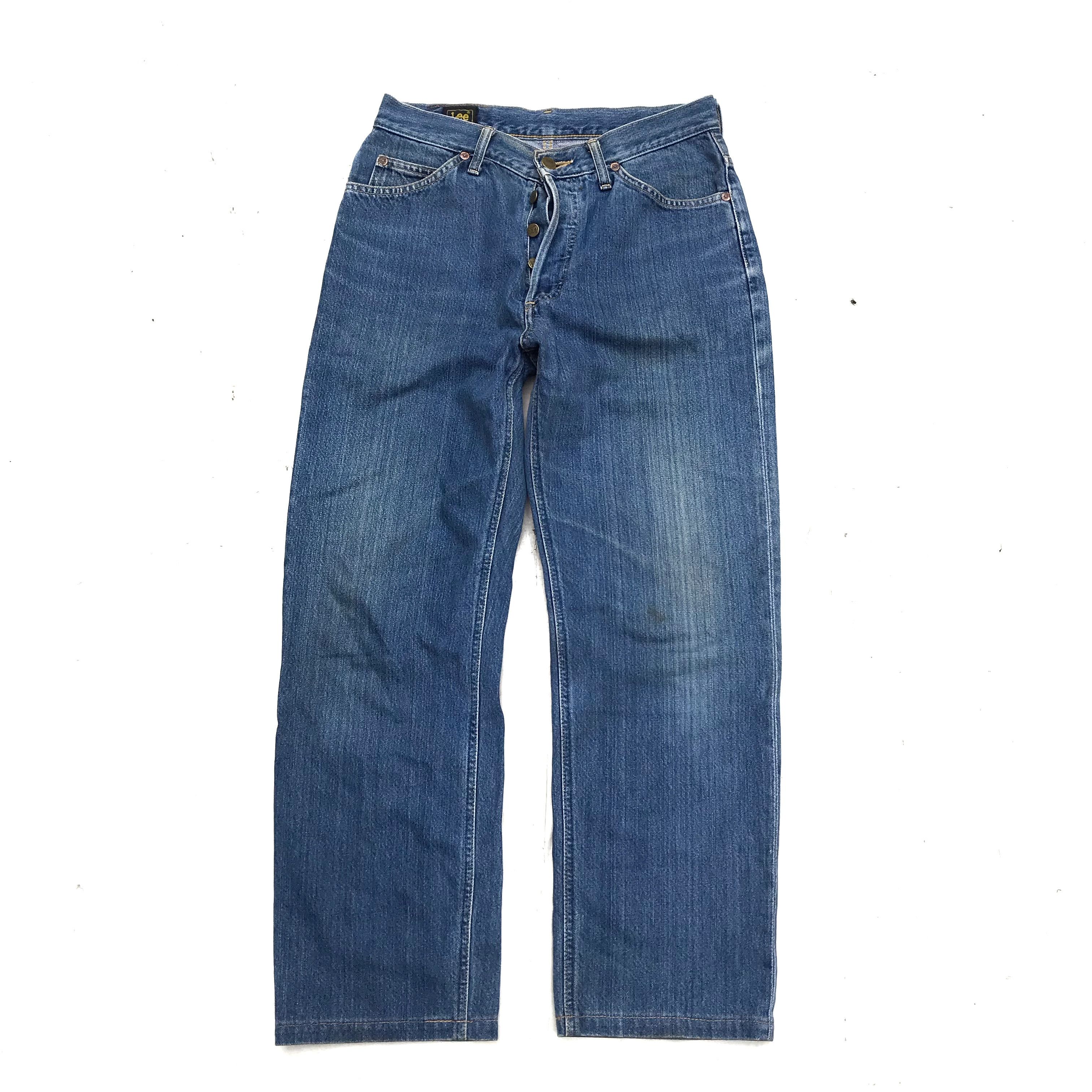 Lee × Union LA × Vintage Vintage Lee riders X Edwin sanforized union made jeans butto Size US 31 - 3 Thumbnail