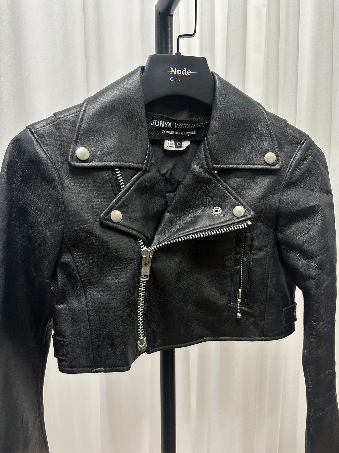 Junya Watanabe Junya Watanabe Biker Cropped Jacket XS Size XS / US 0-2 / IT 36-38 - 3 Thumbnail