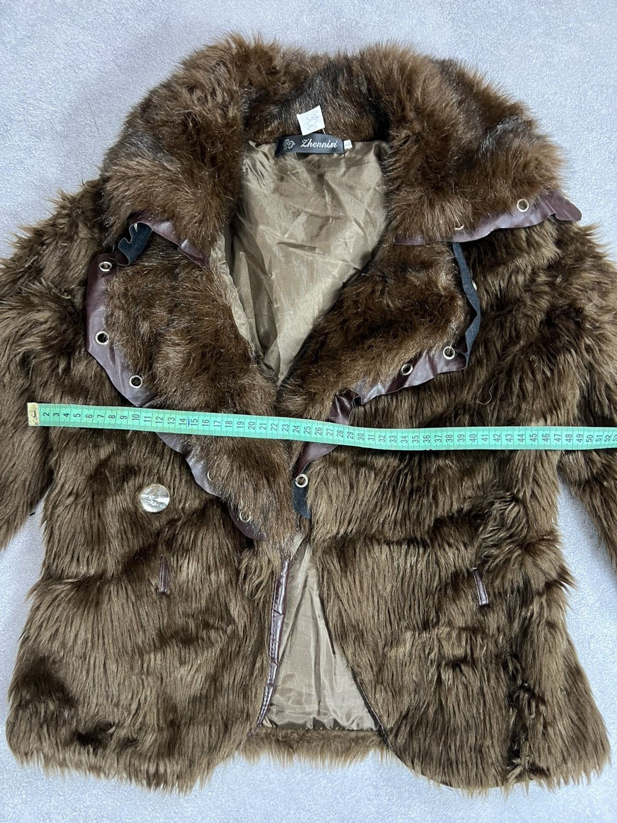 Vintage RARE vintage faux fur BARBIE CROPPED coat jacket Y2K Size US S / EU 44-46 / 1 - 10 Thumbnail