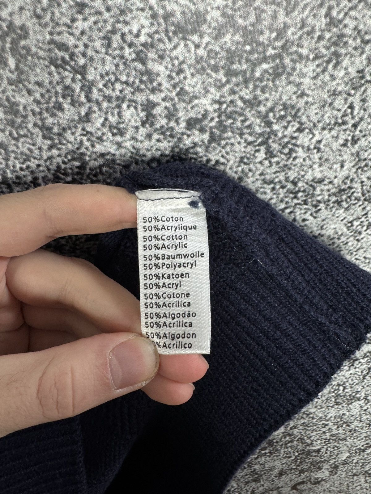 Lacoste Lacoste Vintage V-Neck Knit Sweater Pullover Blue Size 7 Size US XL / EU 56 / 4 - 7 Thumbnail