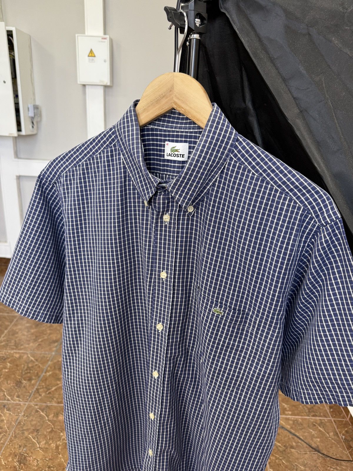Lacoste 🇫🇷 Vintage 90s Lacoste Shirt Made in France Retro Rare Hype Size US XL / EU 56 / 4 - 1 Thumbnail