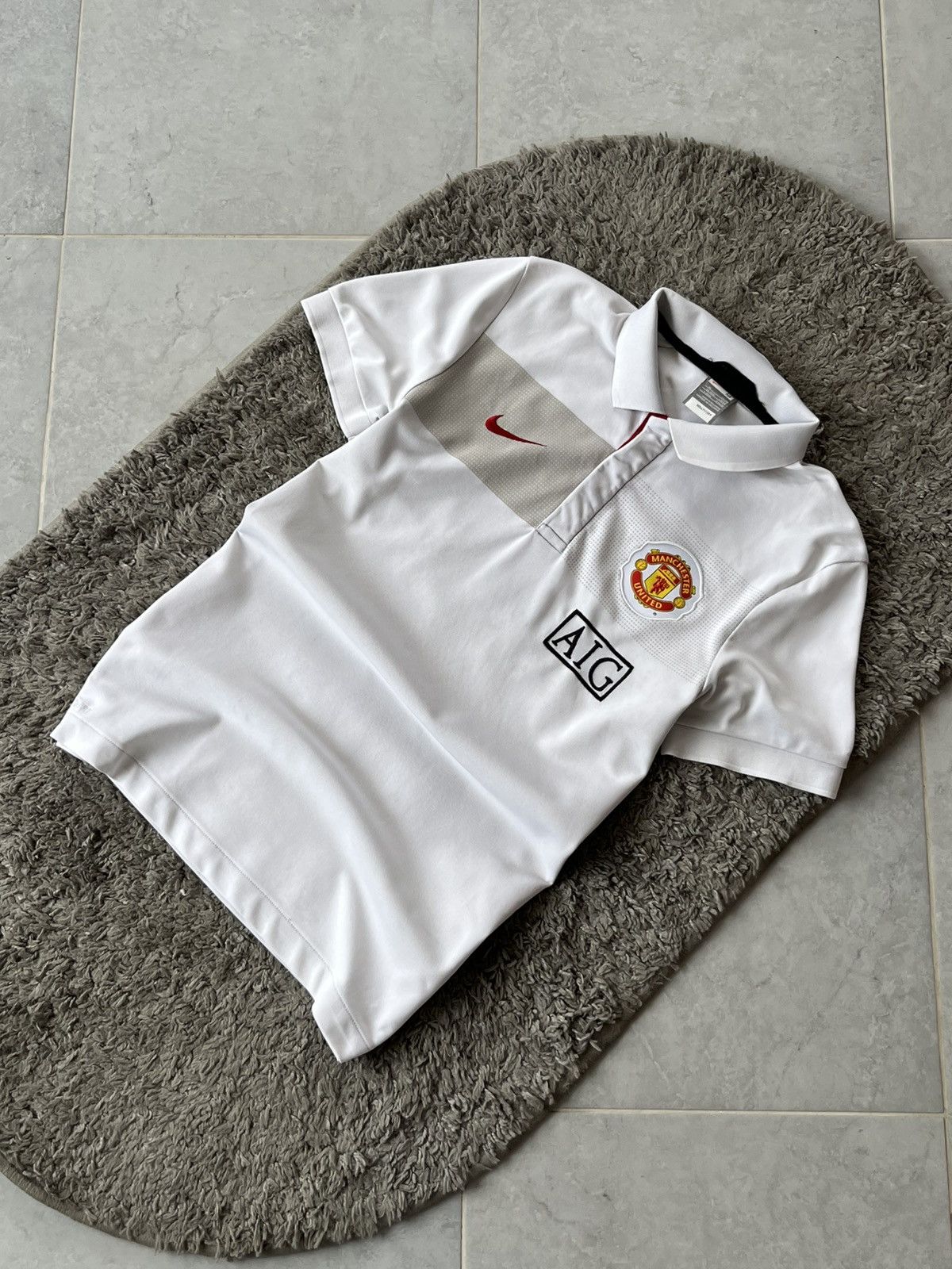 Nike Vintage Polo MU AIG Size US M / EU 48-50 / 2 - 2 Thumbnail