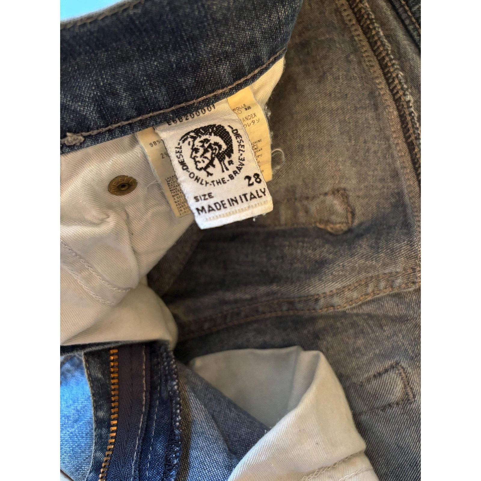 Diesel × Vintage Diesel Italy Jeans 28 Bootcut Low Rise Flare Fit Y2K Archive Size US 28 / EU 44 - 4 Thumbnail