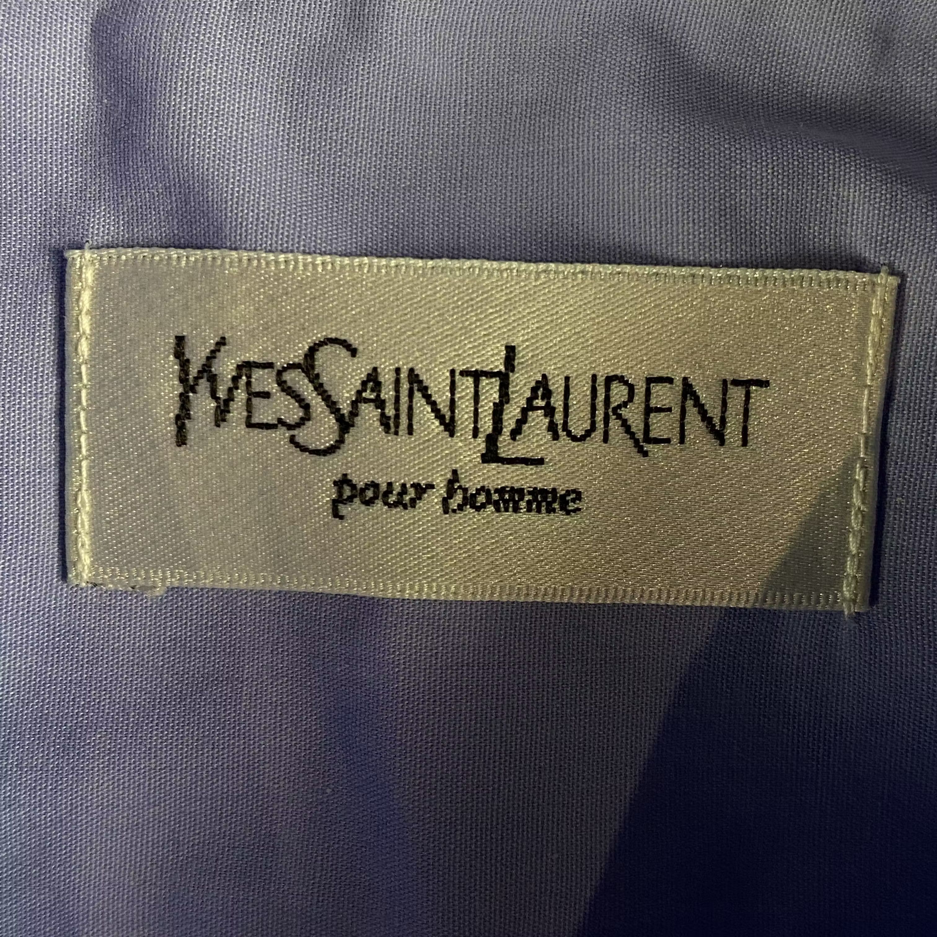 Vintage × Yves Saint Laurent Mens Shirt Yves Saint Laurent Vintage YSL Size XXL Size US XXL / EU 58 / 5 - 4 Thumbnail