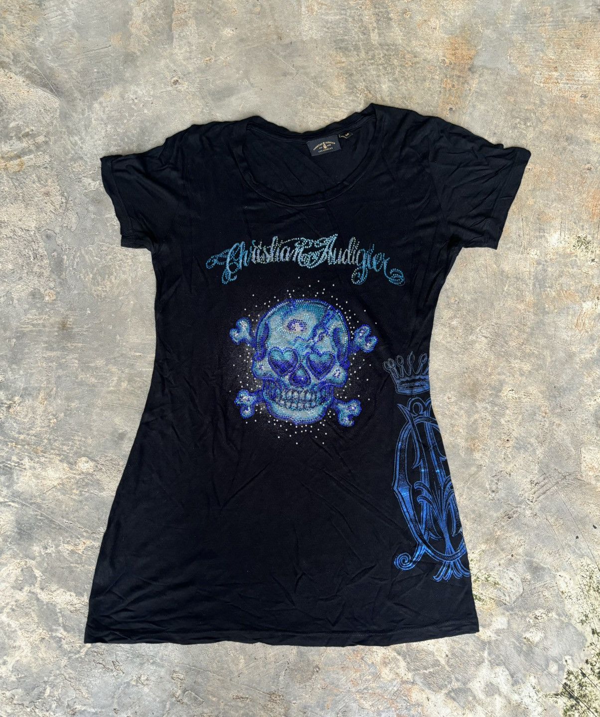 Hysteric Glamour Y2k Christian Audiger Los Angles Skull Women's Tshirt Size M / US 6-8 / IT 42-44 - 1 Thumbnail