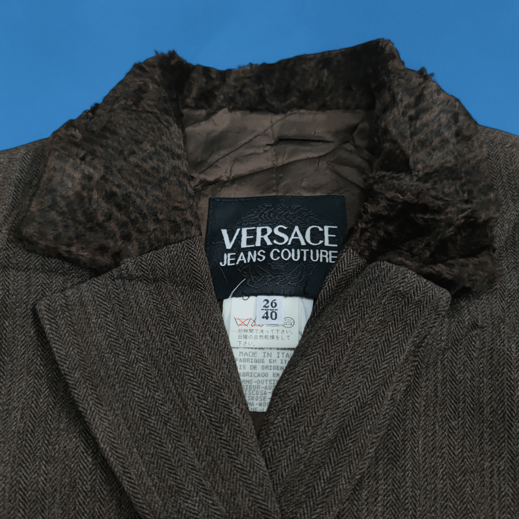 Versace × Versace Jeans Couture Vintage Versace Jeans Couture Blazer Size S / US 4 / IT 40 - 6 Thumbnail