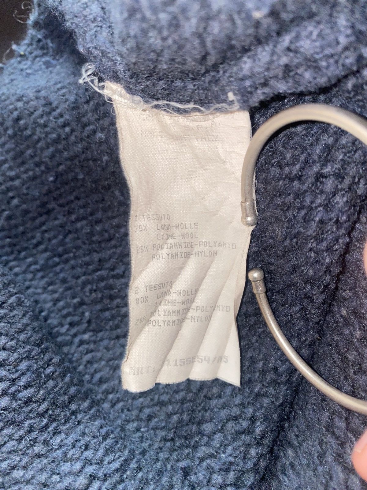 Massimo Osti × Stone Island AW/1994 Stone Island Quater Zip Knit Sweater Size US M / EU 48-50 / 2 - 7 Thumbnail
