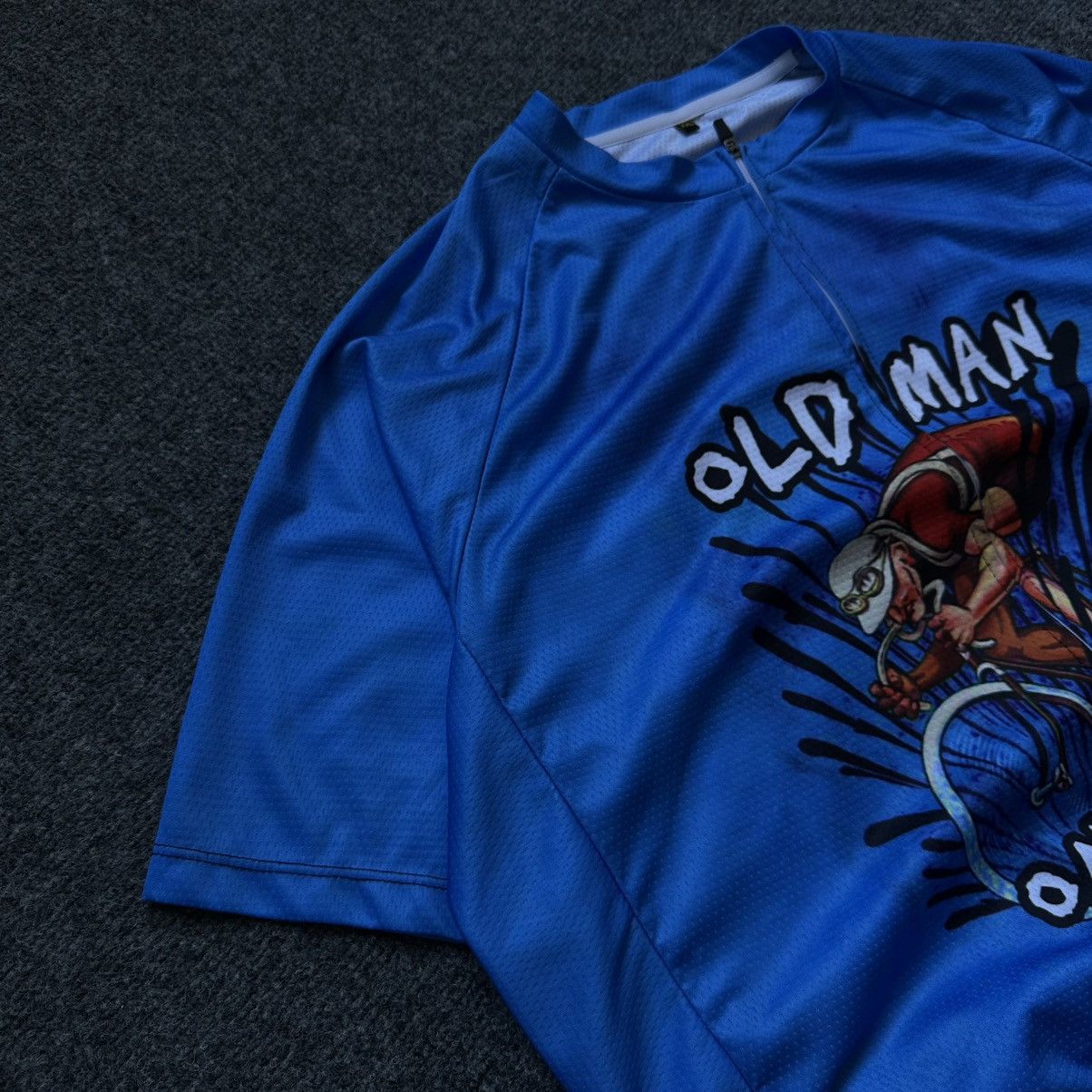 Sports Specialties VTG Adult Old Man On Bike Velo Jersey Tee Size XXL Y2K 00s Size US XXL / EU 58 / 5 - 9 Thumbnail