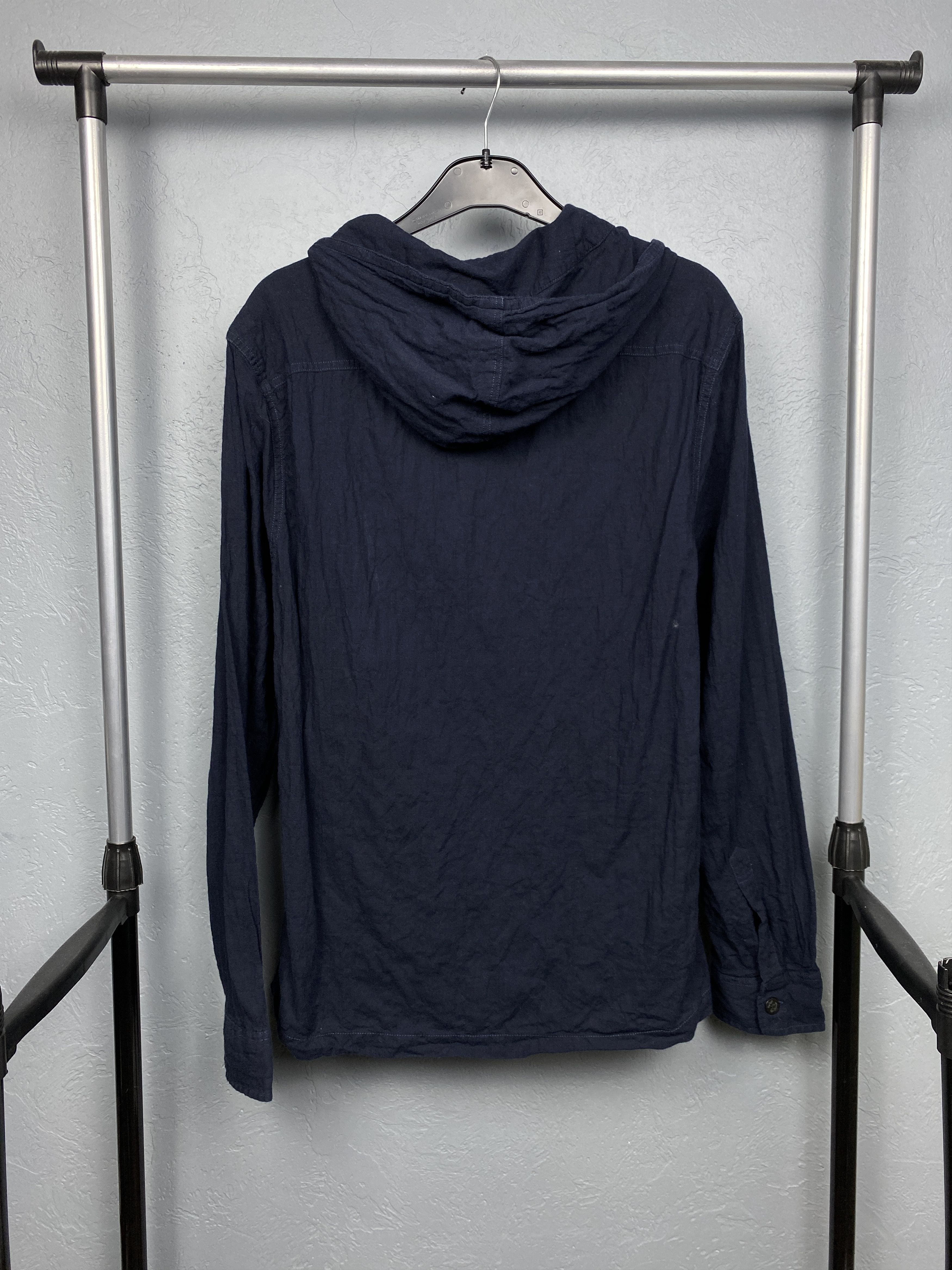 Allsaints × Vintage Allsaints Vintage Mens Plain Verdun Hooded Jacket Size US XL / EU 56 / 4 - 7 Thumbnail