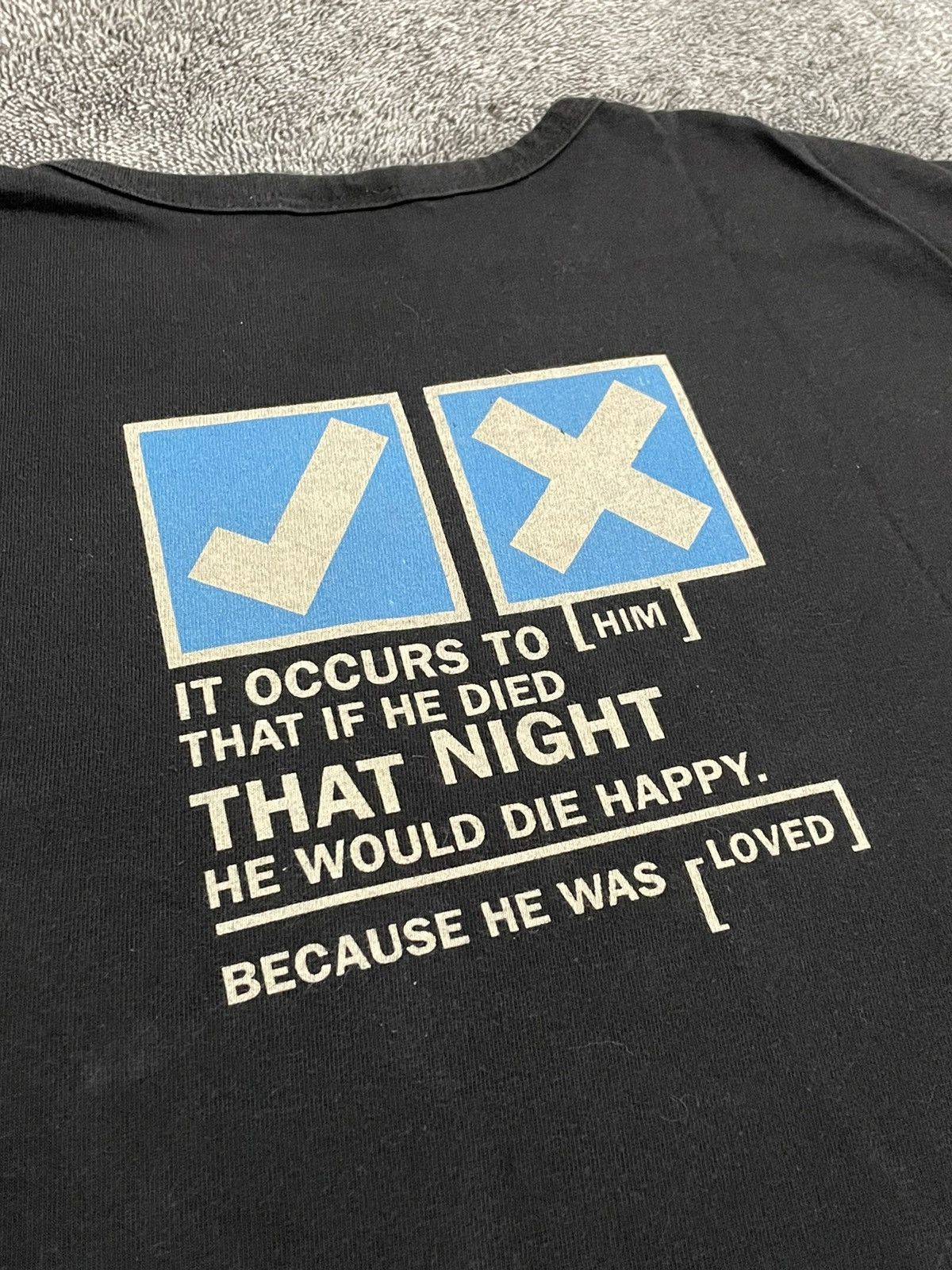 Band Tees Vintage 1999 RADIOHEAD OK Computer Double-Sided T-Shirt Tee Size US S / EU 44-46 / 1 - 2 Thumbnail