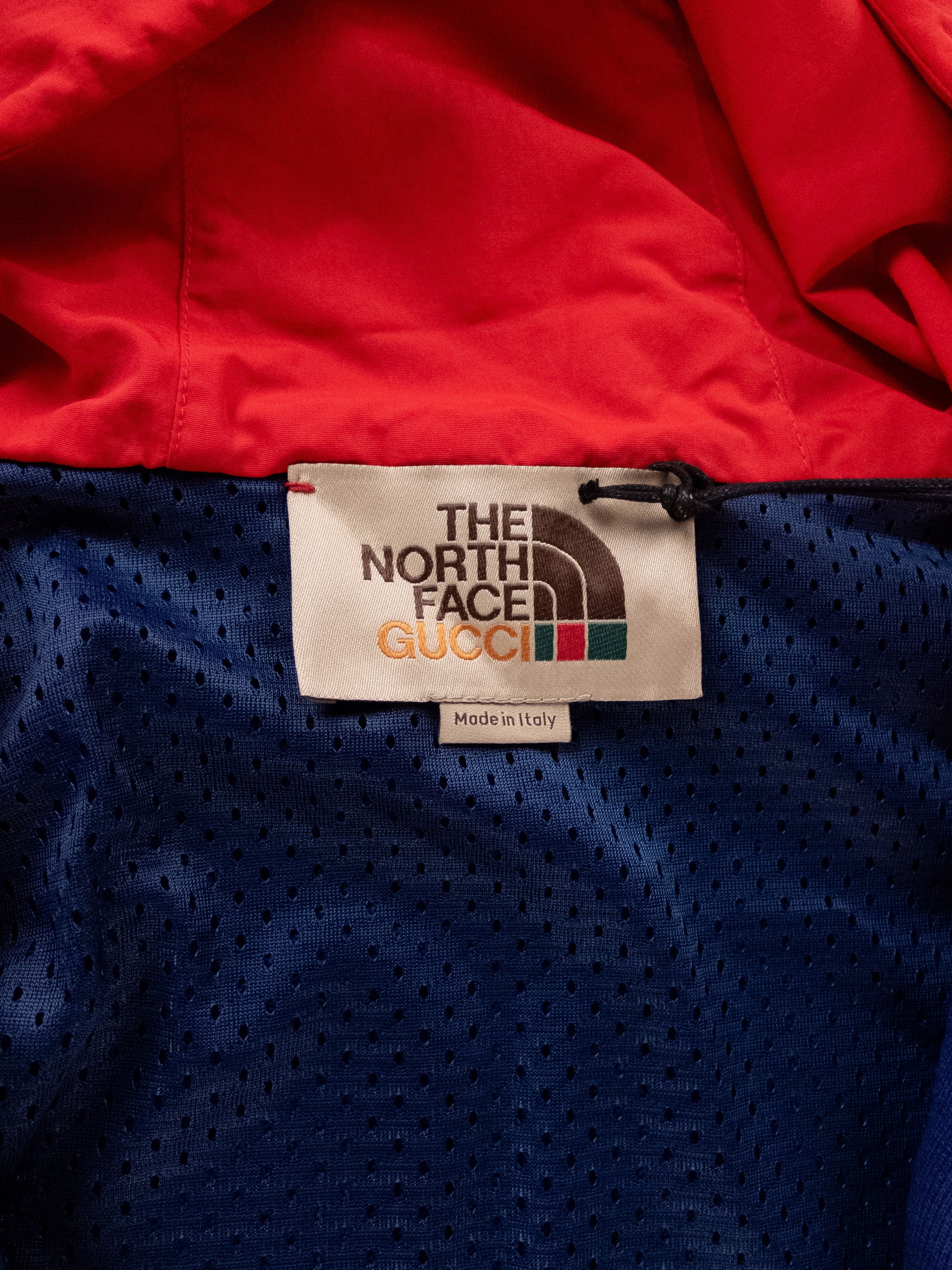 Gucci × The North Face GUCCI x THE NORTH FACE blue red logo print zip jacket Medium Size US M / EU 48-50 / 2 - 8 Thumbnail