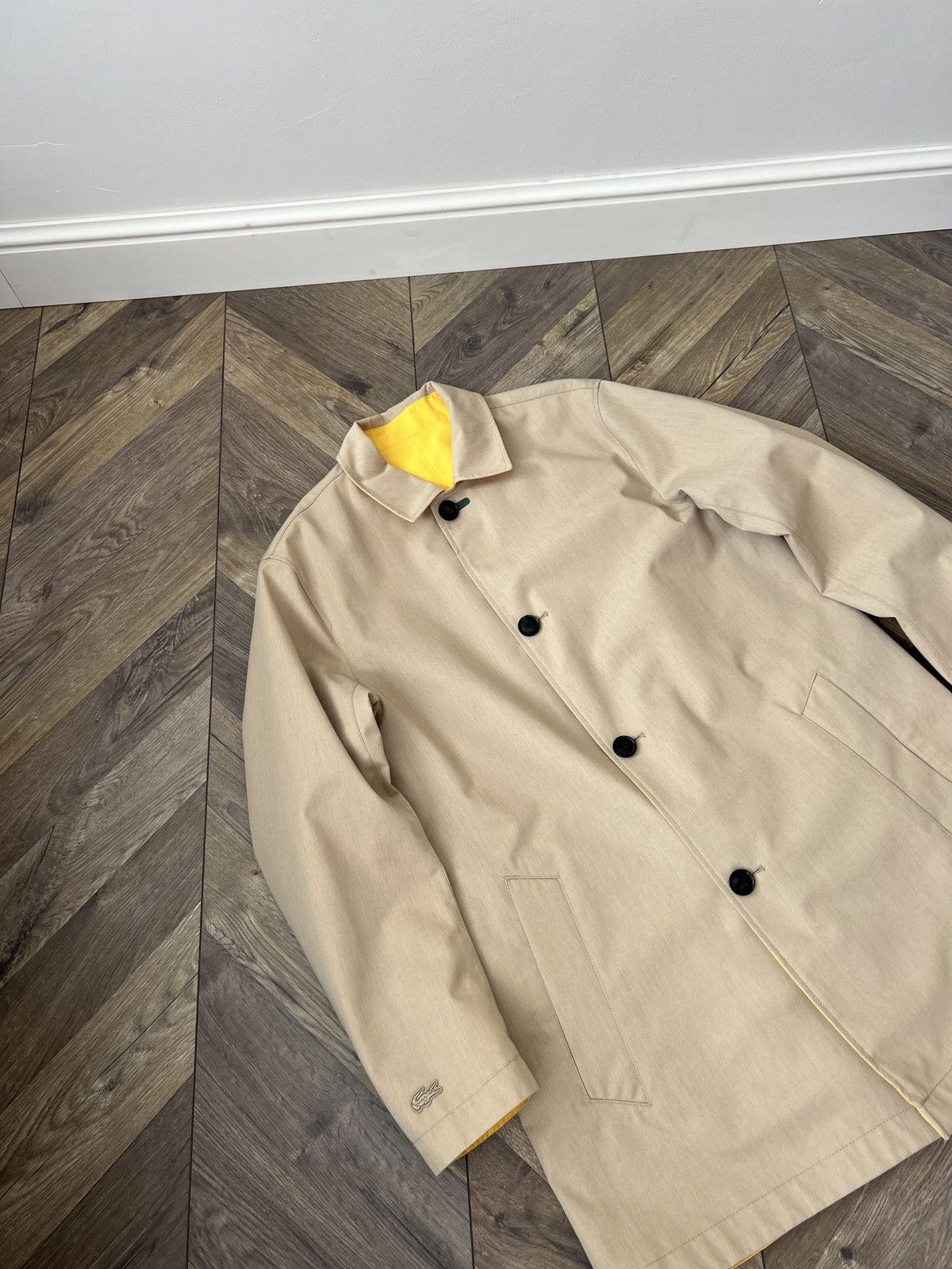Lacoste × Vintage Vintage Lacoste Reversible Water Resistant Coat Size US S / EU 44-46 / 1 - 4 Thumbnail