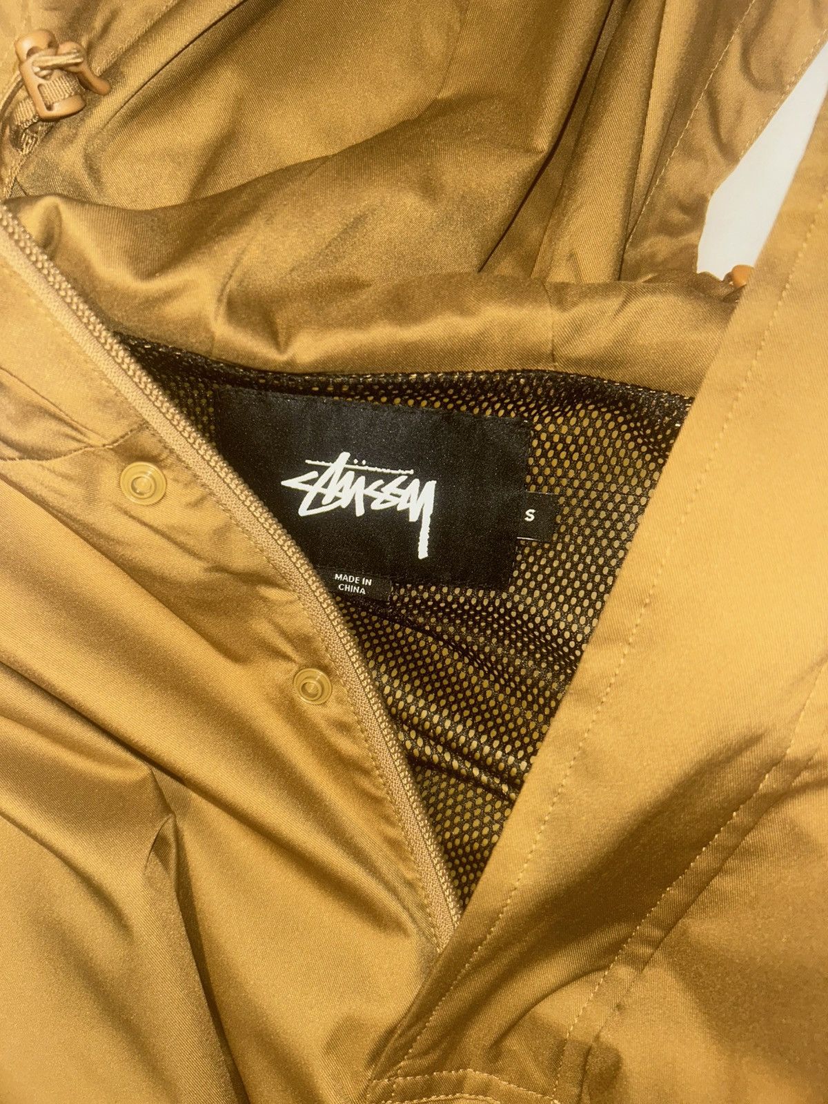 Stussy Stussy SpellOut 1/4 Zip Hooded Smock Jacket anorka jacket Size US S / EU 44-46 / 1 - 4 Thumbnail