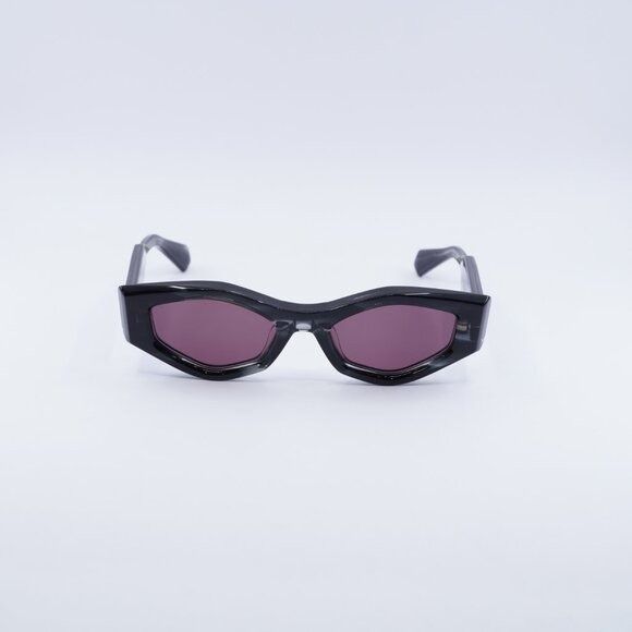Valentino Valentino V-TRE VLS-101A Sunglasses Shiny Black Cat Eye Size ONE SIZE - 2 Thumbnail