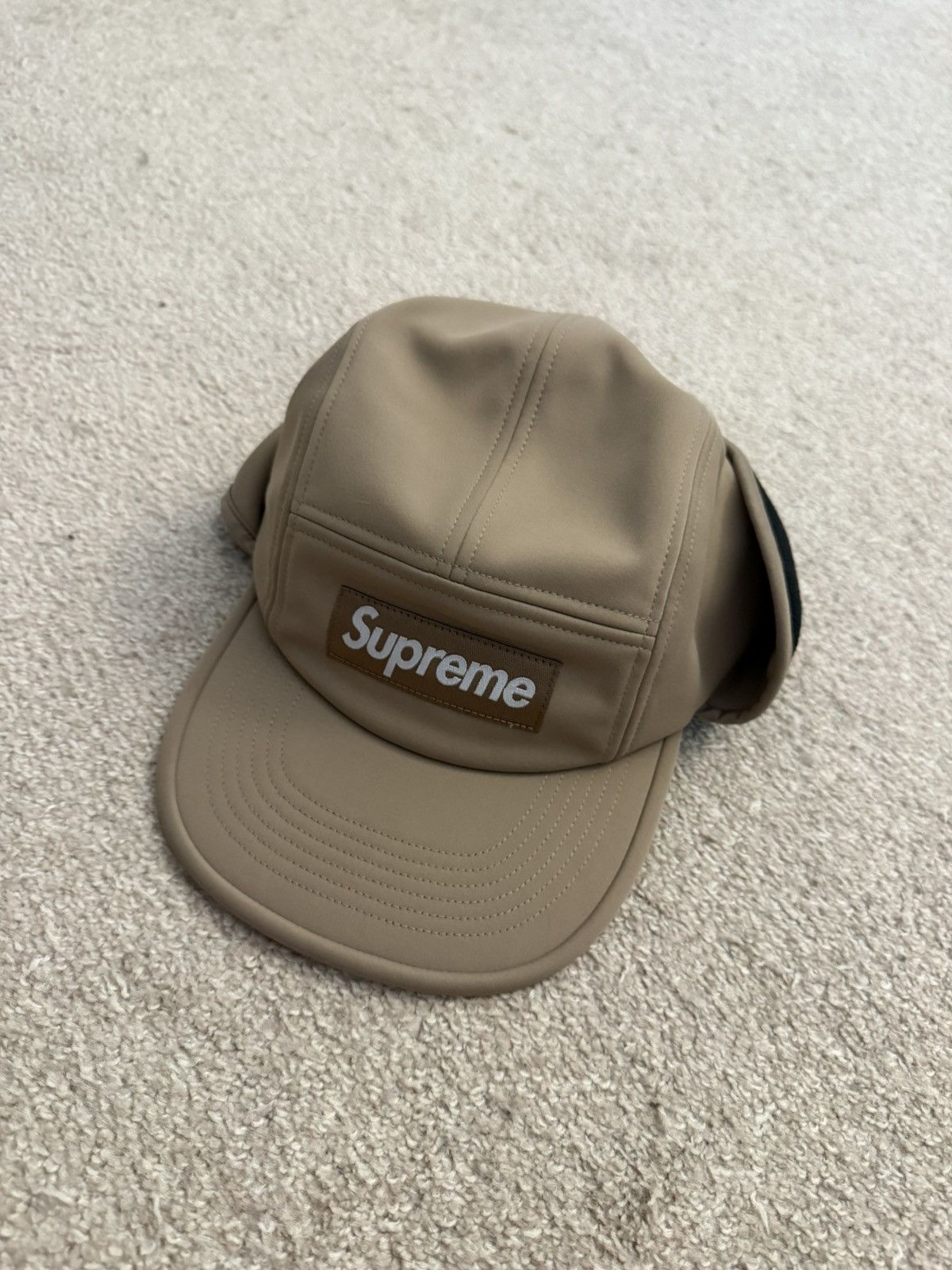 Supreme WINDSTOPPER Earflap Camp Cap (Taupe)