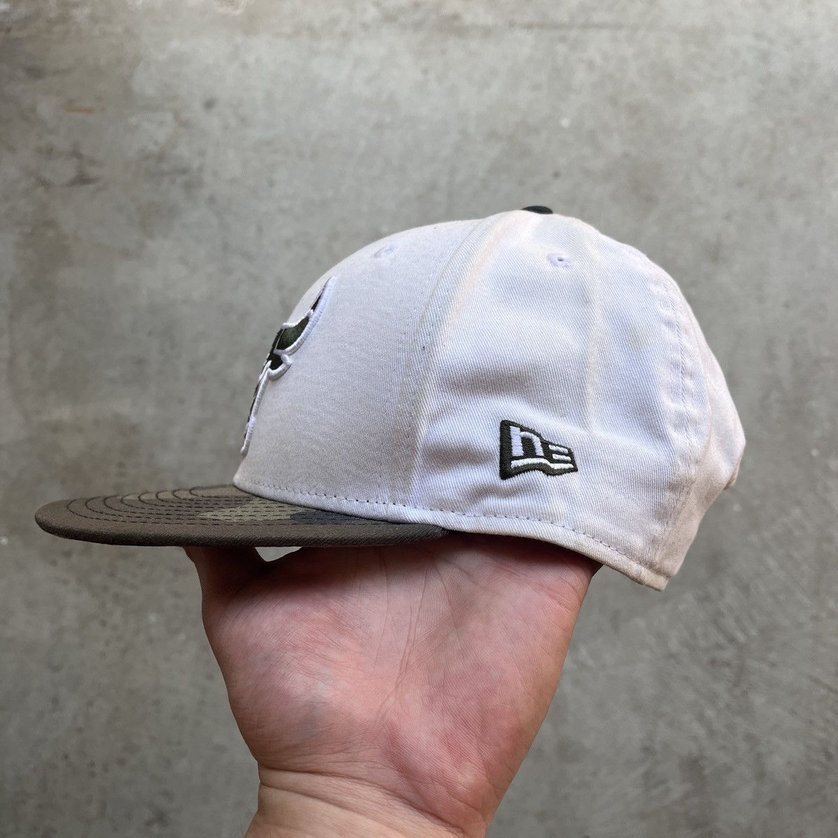 New Era Chicago Bulls New Era White Camo Snapback Size ONE SIZE - 2 Thumbnail