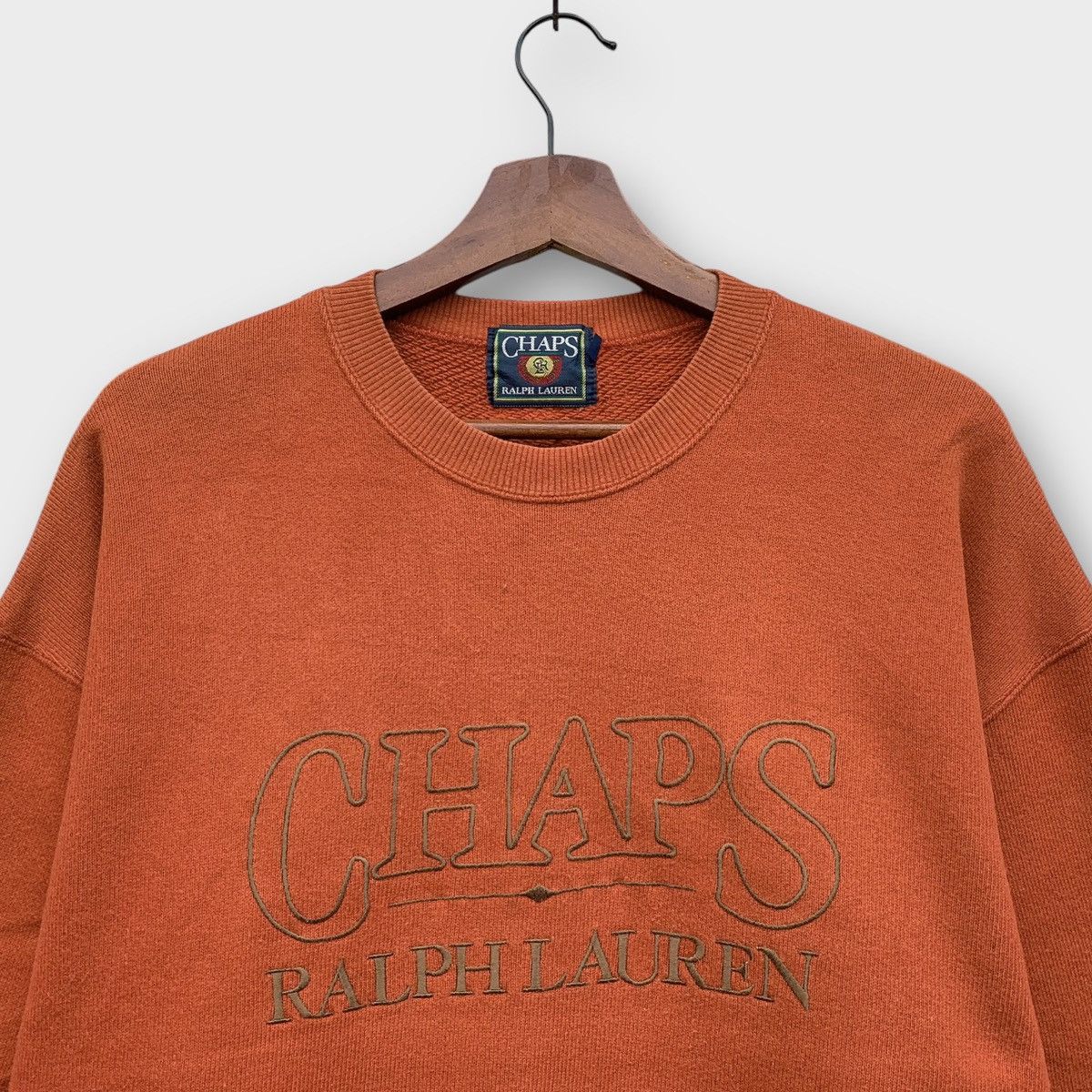 Chaps Ralph Lauren Vintage 90s Chaps Ralph Lauren Sweatshirt Embroidered Logo Size L / US 10 / IT 46 - 3 Thumbnail