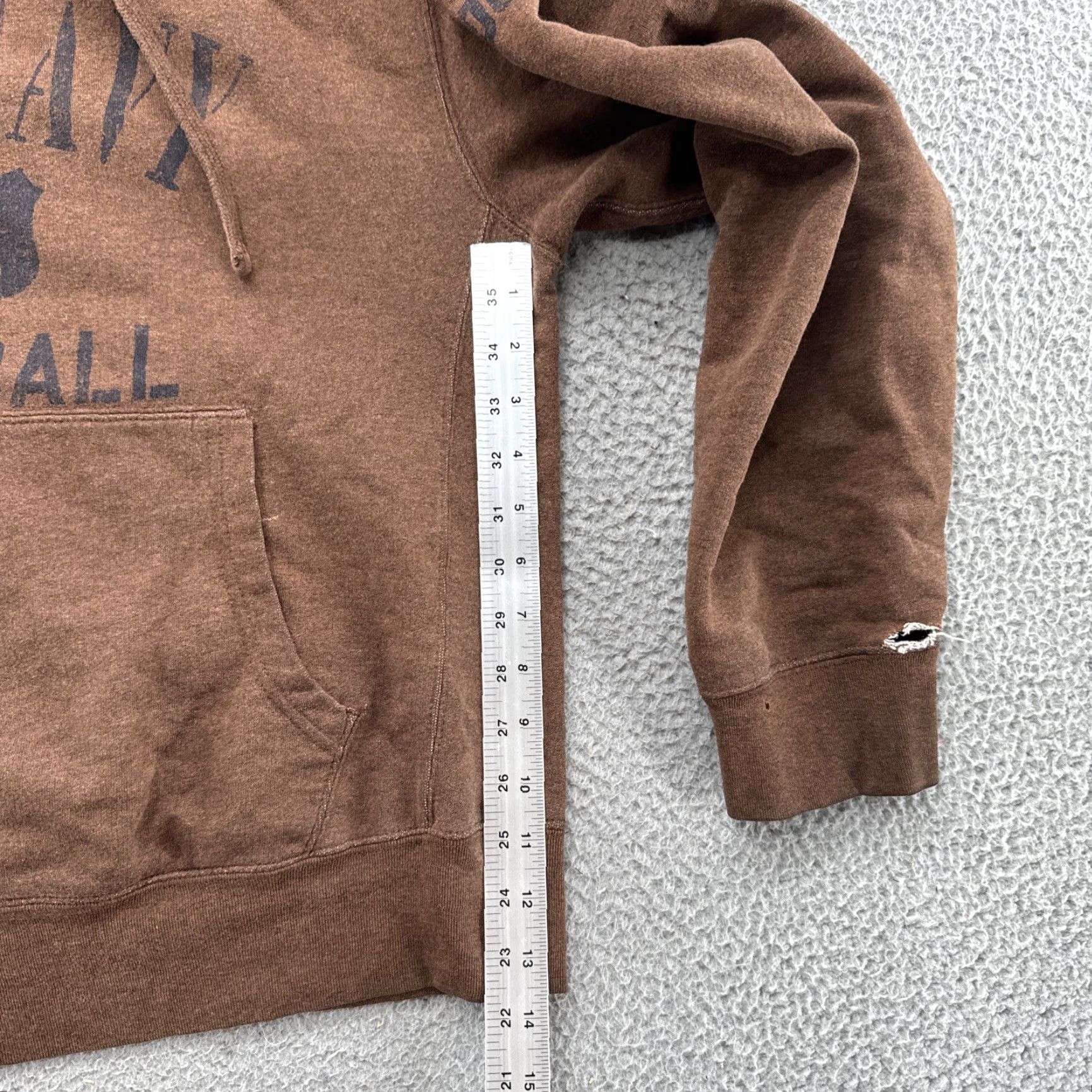Old Navy VINTAGE Old Navy PE Football Hoodie Sweatshirt Men’s Size S Brown Cotton Knit Logo Hoodie 80s 90s Men Size US S / EU 44-46 / 1 - 6 Thumbnail