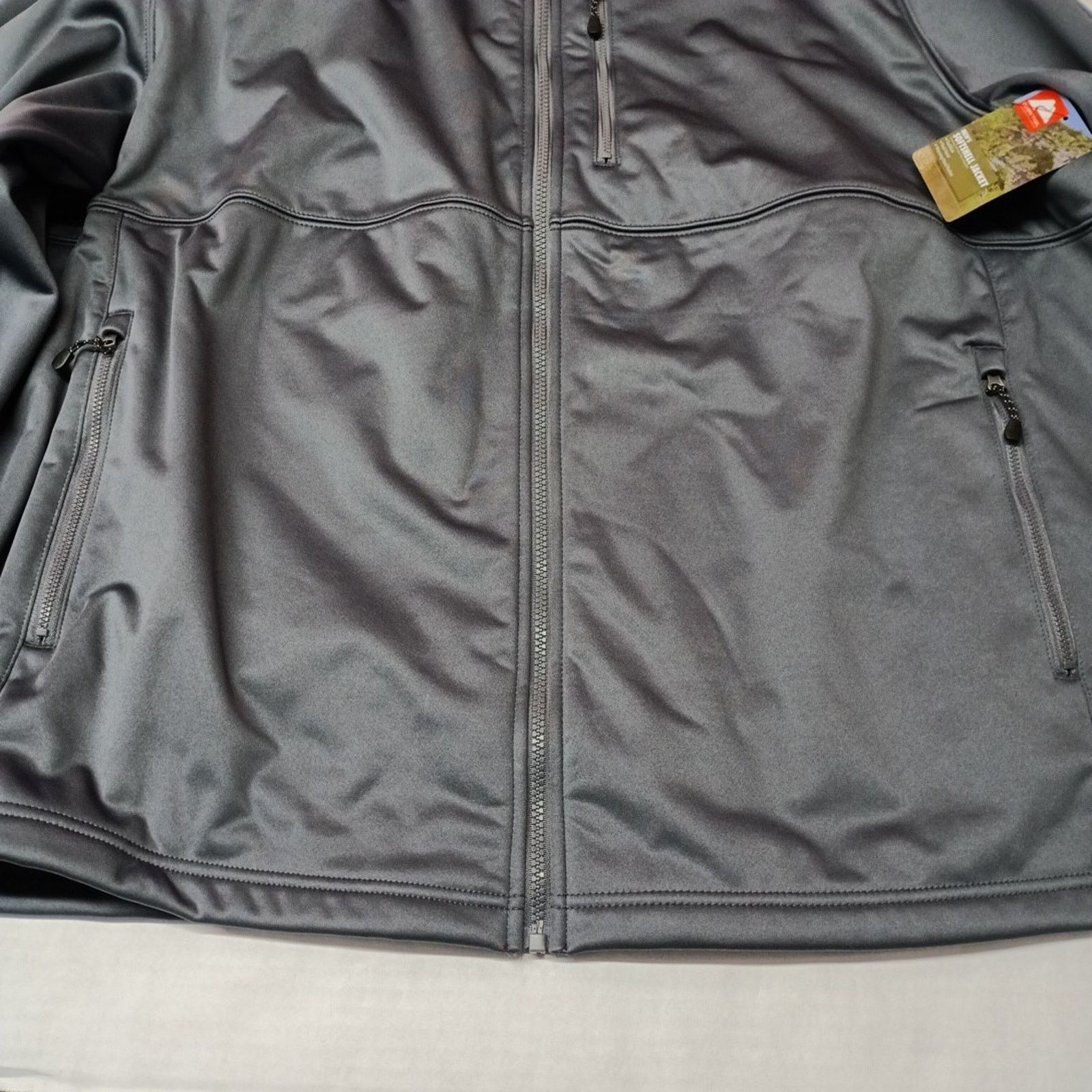 Other Ozark Trail Men's Size 3XL Gray Zip Hooded Softshell Jacket Size US XXL / EU 58 / 5 - 2 Thumbnail