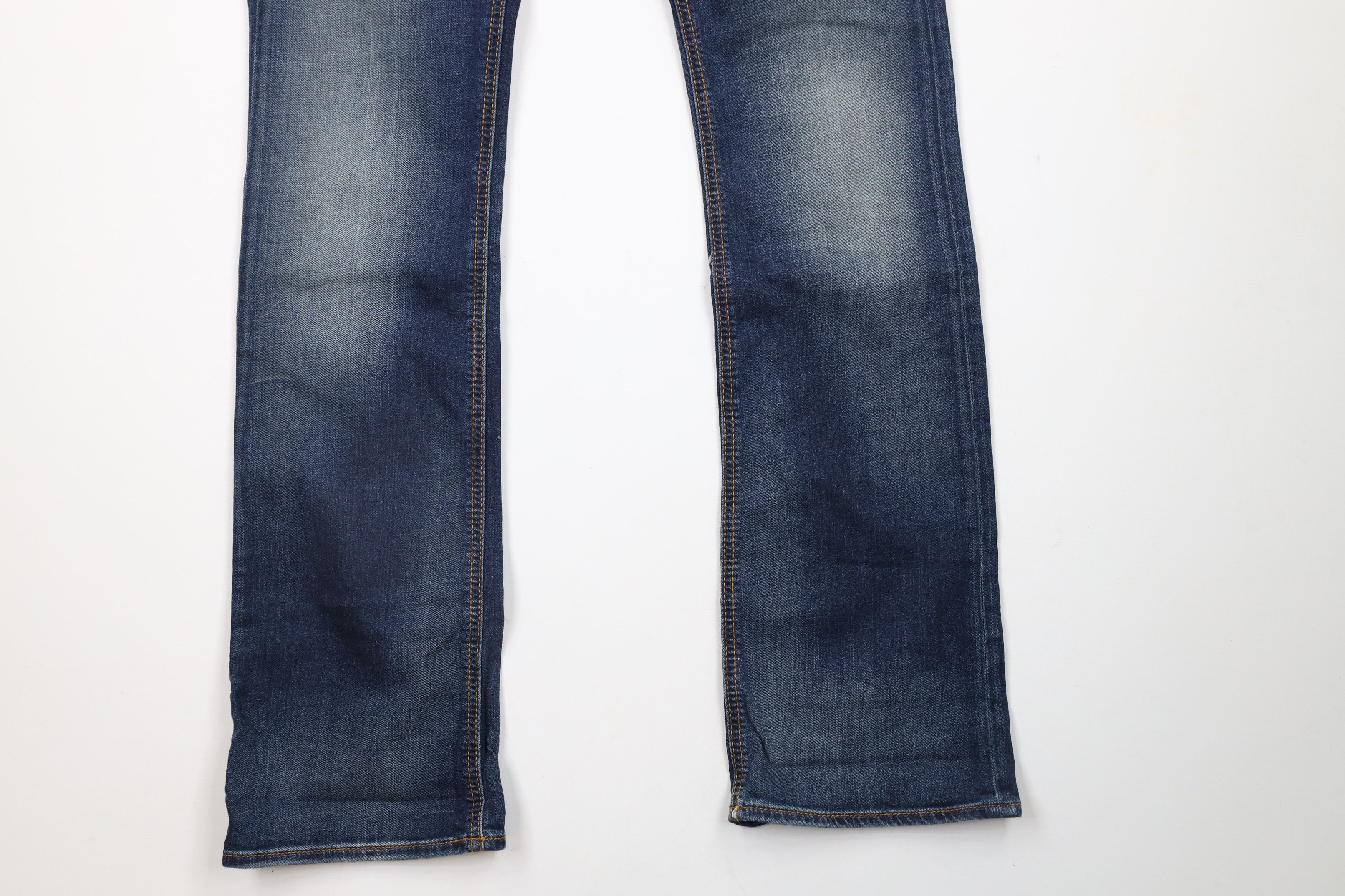 BKE × Vintage Buckle BKE Thick Stitch Stretch Flared Denim Jeans Blue Size 27" / US 4 / IT 40 - 4 Thumbnail
