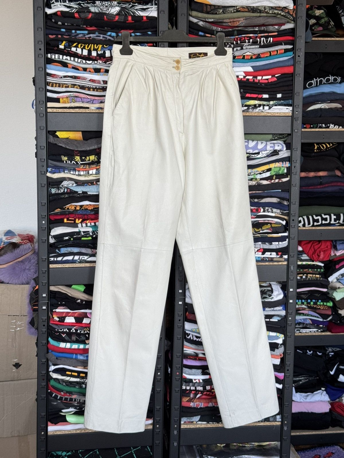 Thierry Mugler 🫨🫨Awesome luxury rare Thierry Mugler leather pants 80-90s Size 32" / US 10 / IT 46 - 21 Thumbnail