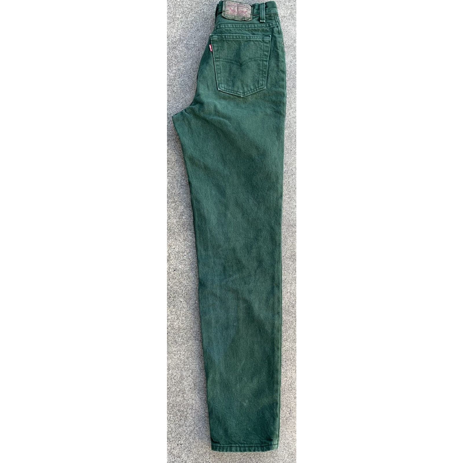 Levi's VINTAGE Levi's 501 jeans button fly tapered leg green size 5 M 26 in waist Size 27" / US 4 / IT 40 - 6 Thumbnail