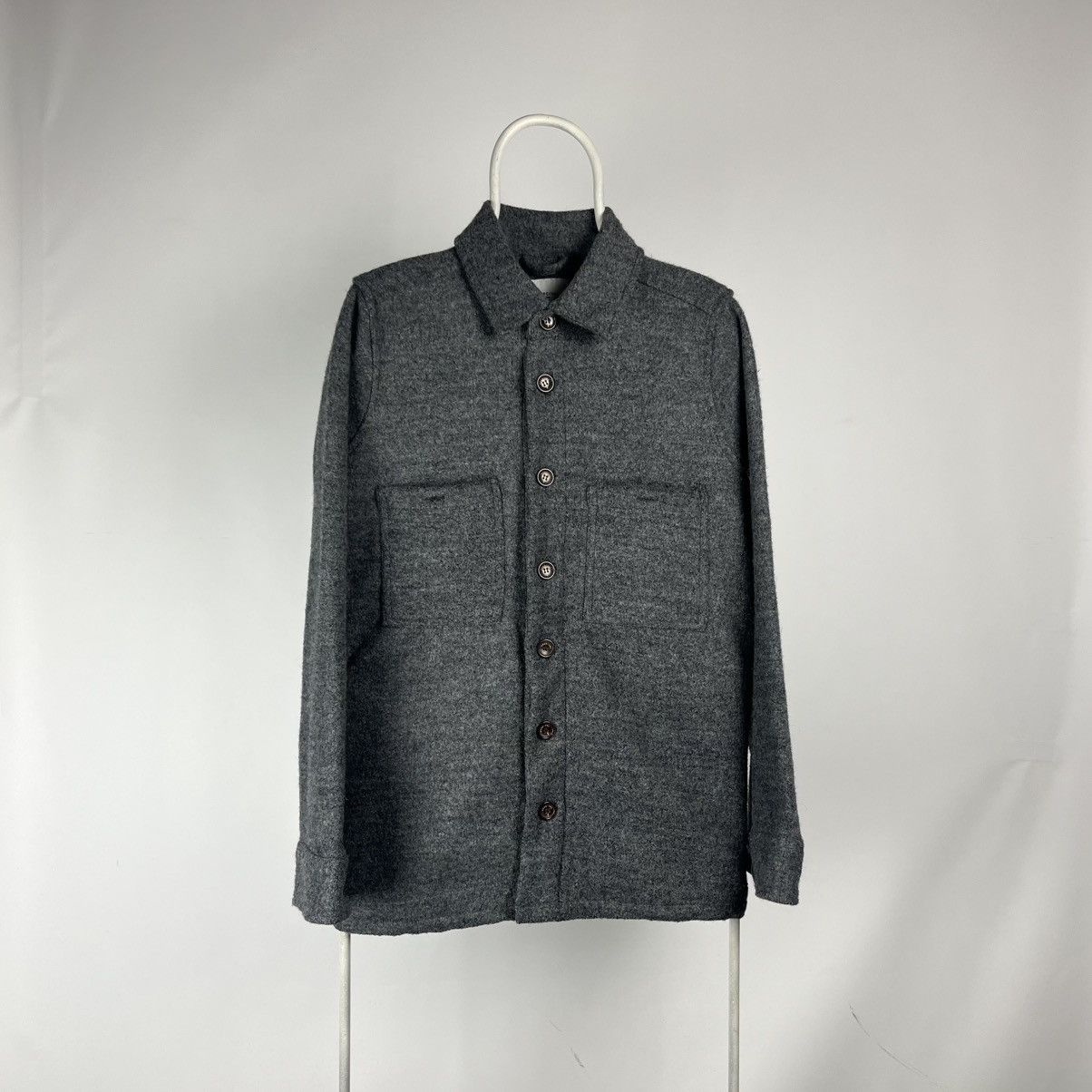 Percival Percival wool coat jacket Overshirt size Large Size US L / EU 52-54 / 3 - 1 Thumbnail