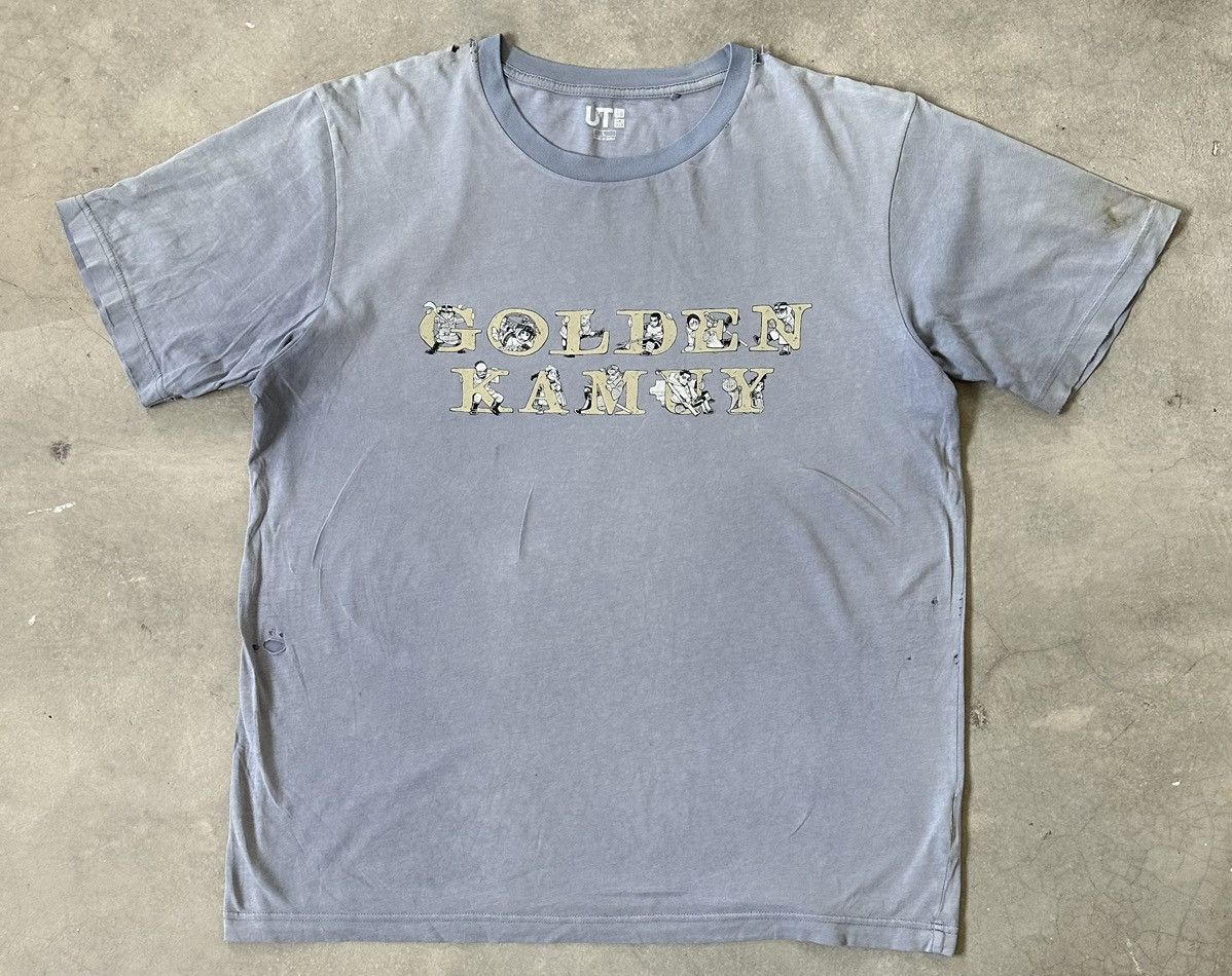 Uniqlo WELL FADED GOLDEN KAMUY TEE Size US L / EU 52-54 / 3 - 1 Thumbnail