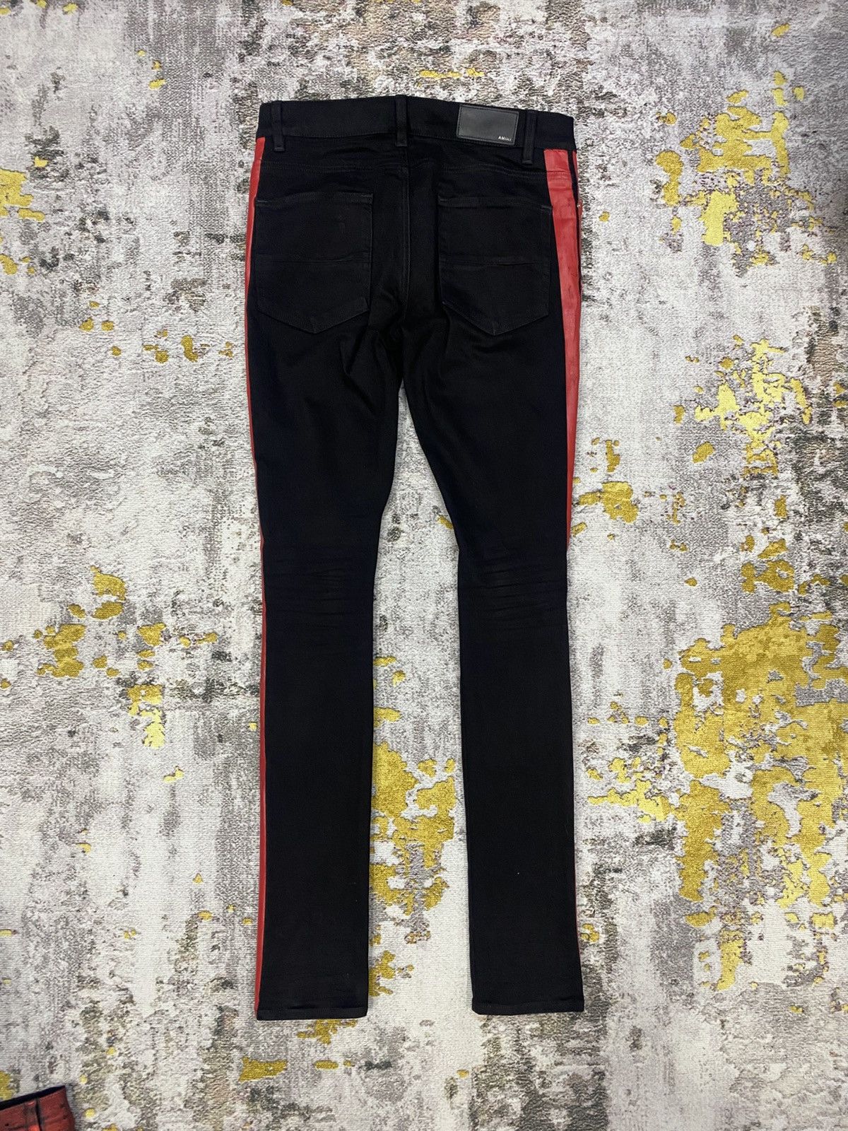 Amiri Amiri Black And Red Strip Pants Size US 32 / EU 48 - 8 Thumbnail