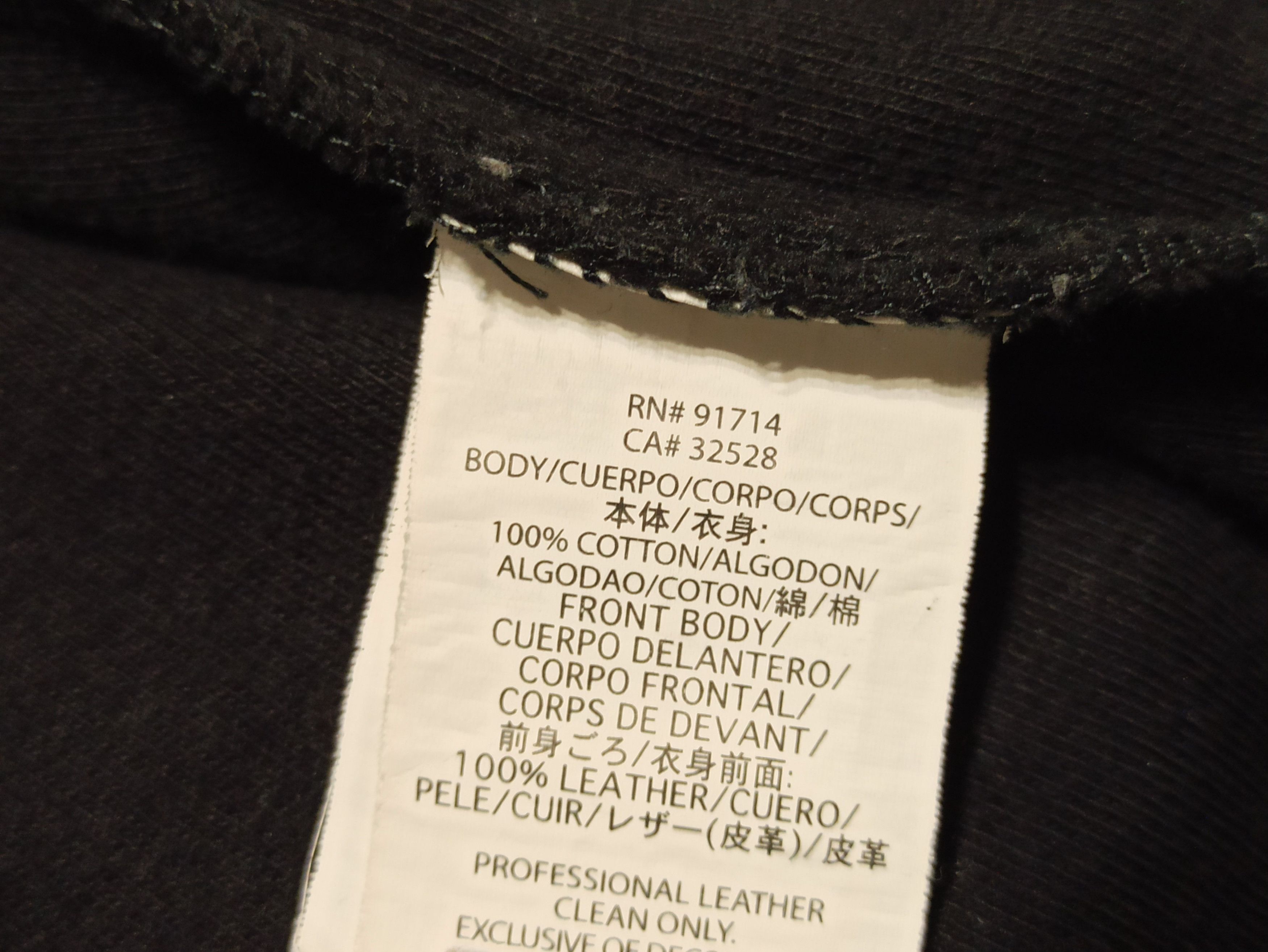Armani Exchange Armani Exchange Leather Panel Cotton Bomber Jacket Size US L / EU 52-54 / 3 - 6 Thumbnail