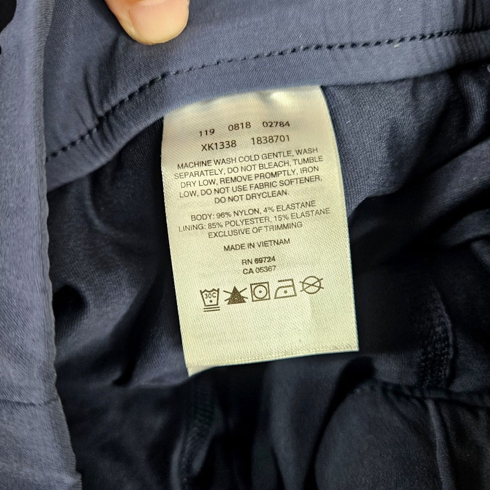 Vintage Columbia Skirt Womens 6 Blue OMNI SHIELD Advanced Repellency Women Size Size 28" / US 6 / IT 42 - 2 Thumbnail