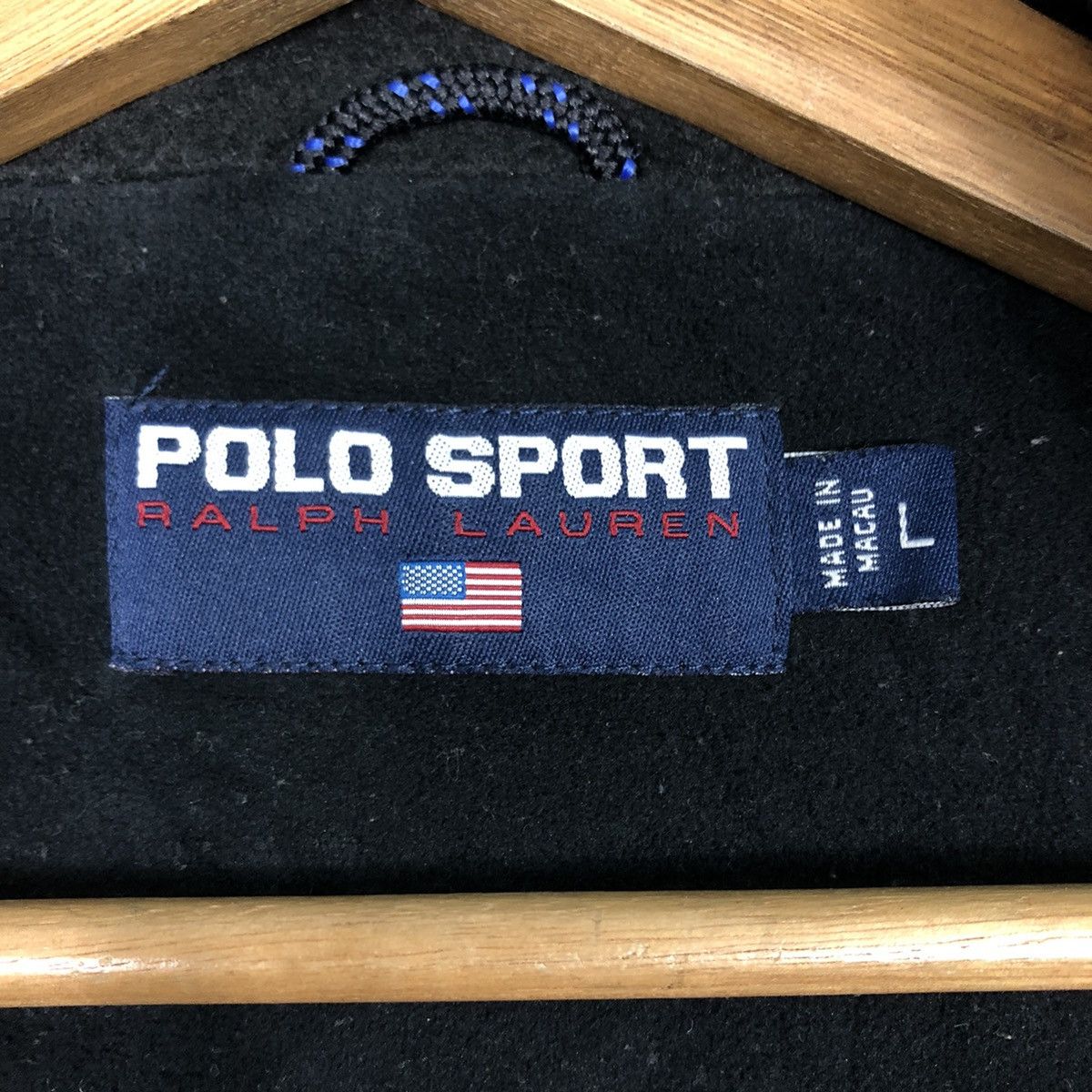 Ralph Lauren 📌Vintage Polo Sport Ralph Lauren Rich Black Zipper Ski Wear Size US L / EU 52-54 / 3 - 21 Thumbnail