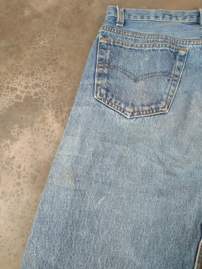 Levi's 80s Vintage Levis 501 xx Made In USA Distressed Jeans 31x29 Size US 31 - 4 Thumbnail