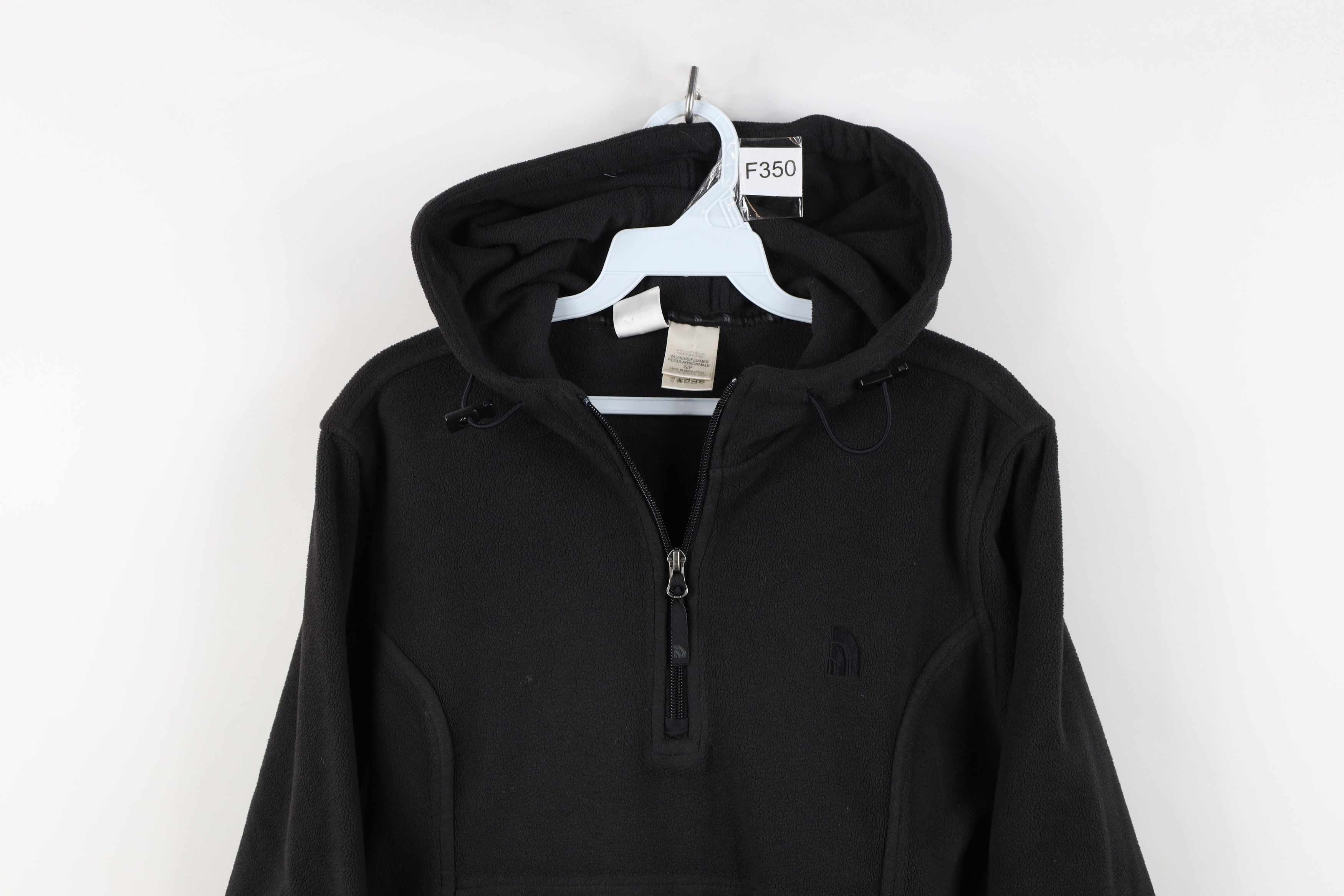 The North Face Vintage Y2K The North Face Half Zip Fleece Hoodie Black Size S / US 4 / IT 40 - 2 Thumbnail