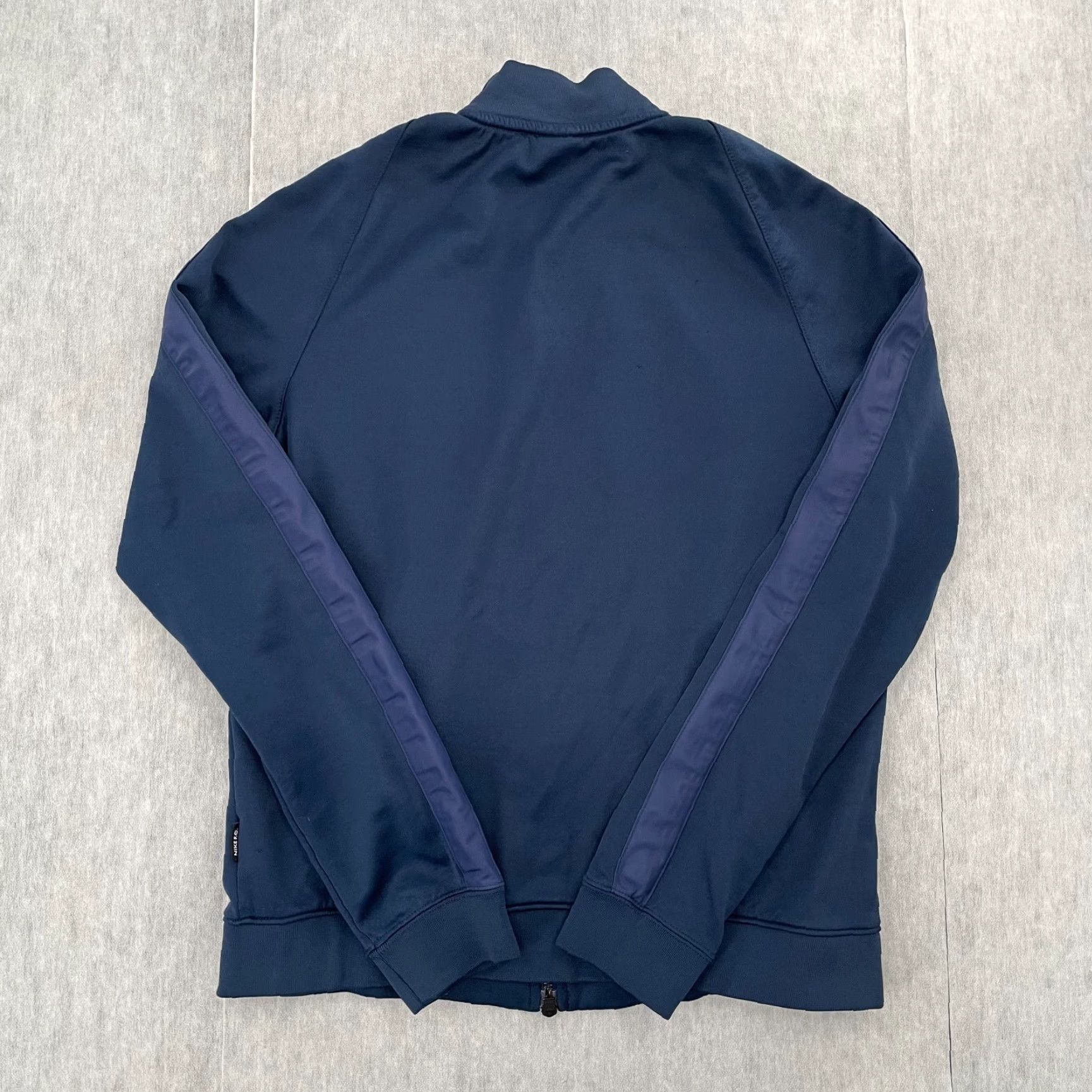 Nike Nike FC Football Jacket Adult Medium Blue Sem Risco Nao Vitória Full Zip Mens Club Size US M / EU 48-50 / 2 - 2 Thumbnail
