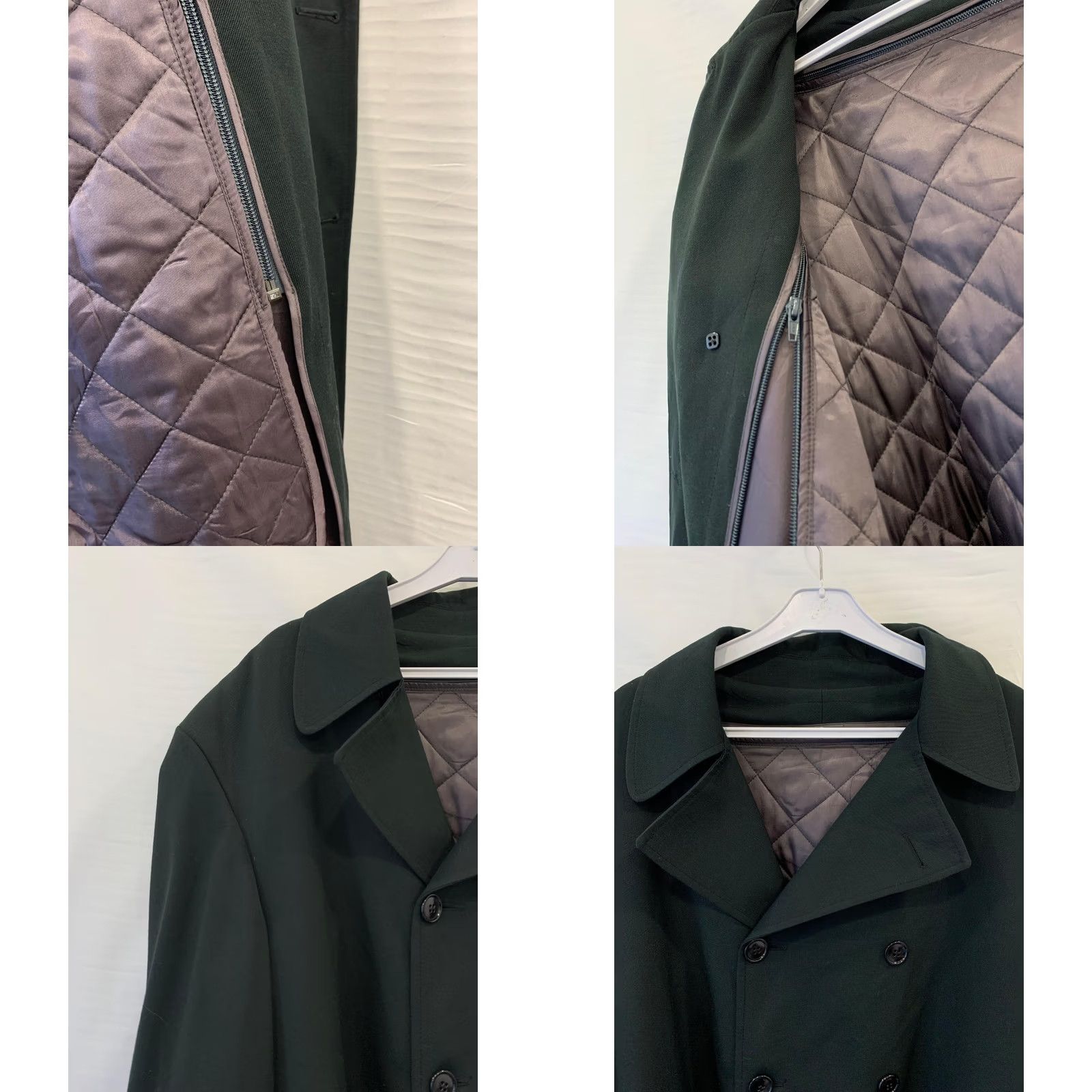 Vintage VINTAGE Mario Master Tailor Ottawa Long Trench Coat Men’s XL Belted Wool Black Size US XL / EU 56 / 4 - 8 Thumbnail