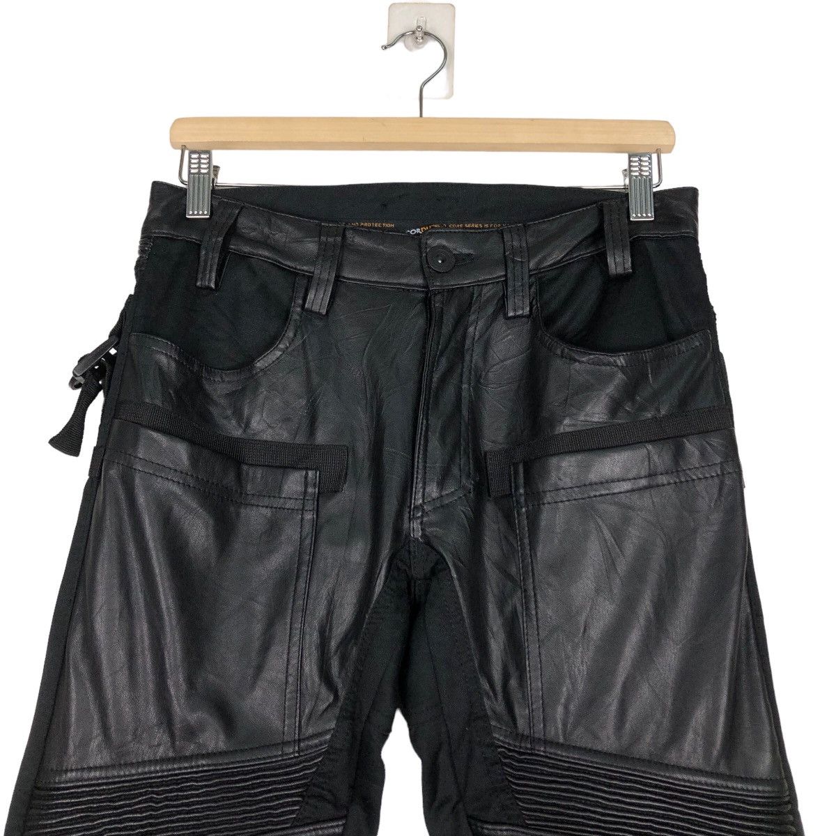 Japanese Brand 🔥Vtg Biker Pants Cargo Pocket Cordura Issey Miyake Size US 30 / EU 46 - 3 Thumbnail