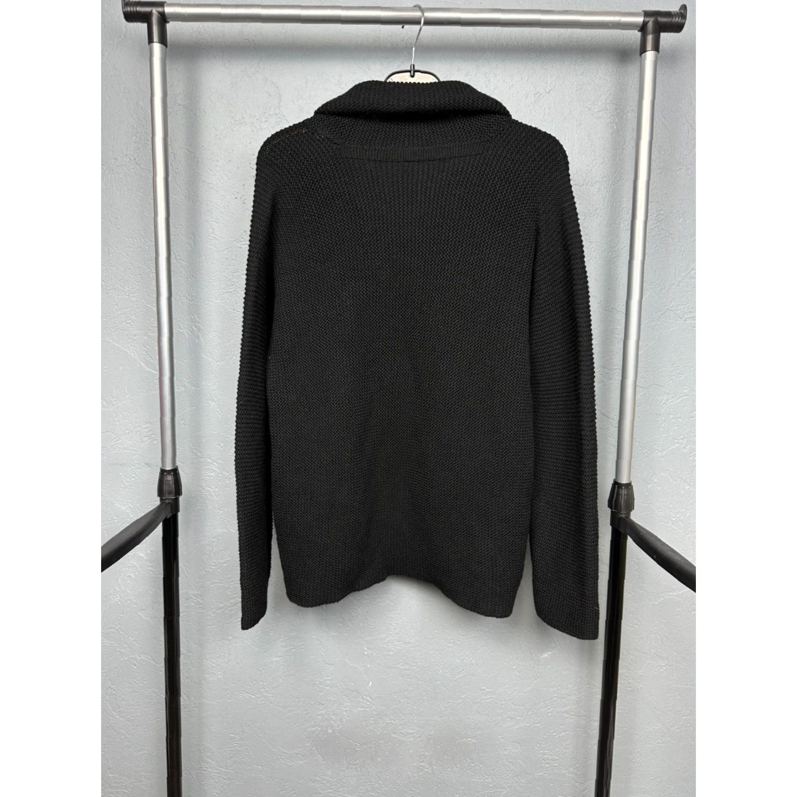 Gran Sasso Gran Sasso Mens Merino Wool Cardigan Sweater M Cardigan, Black, Wool, Men, Size M, Gran Sasso, Cardigan Size US M / EU 48-50 / 2 - 4 Thumbnail