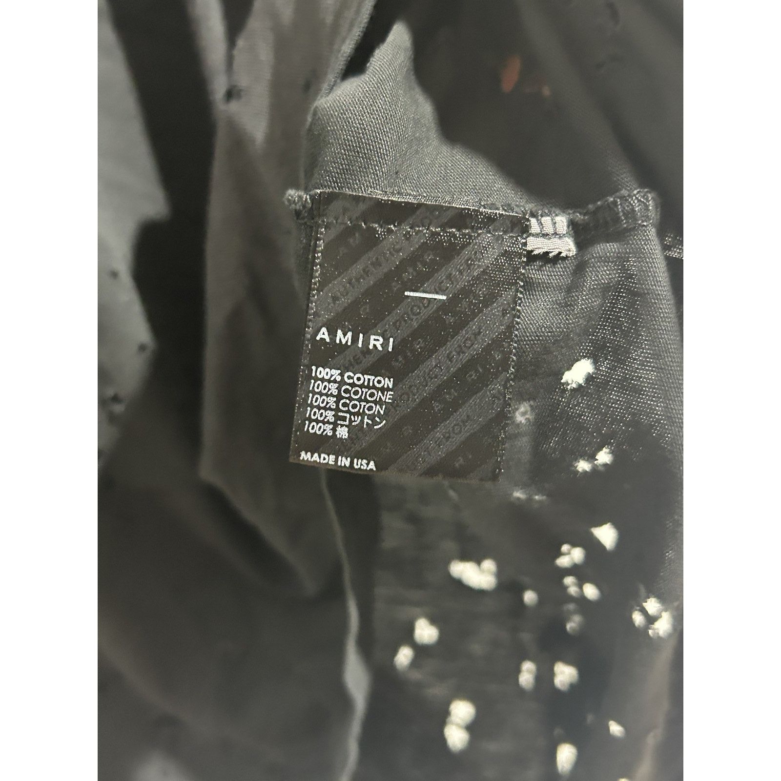 Amiri AMIRI SHOTGUN TEE FADED BLACK SIZE XXXL NEW Size US XXL / EU 58 / 5 - 4 Thumbnail
