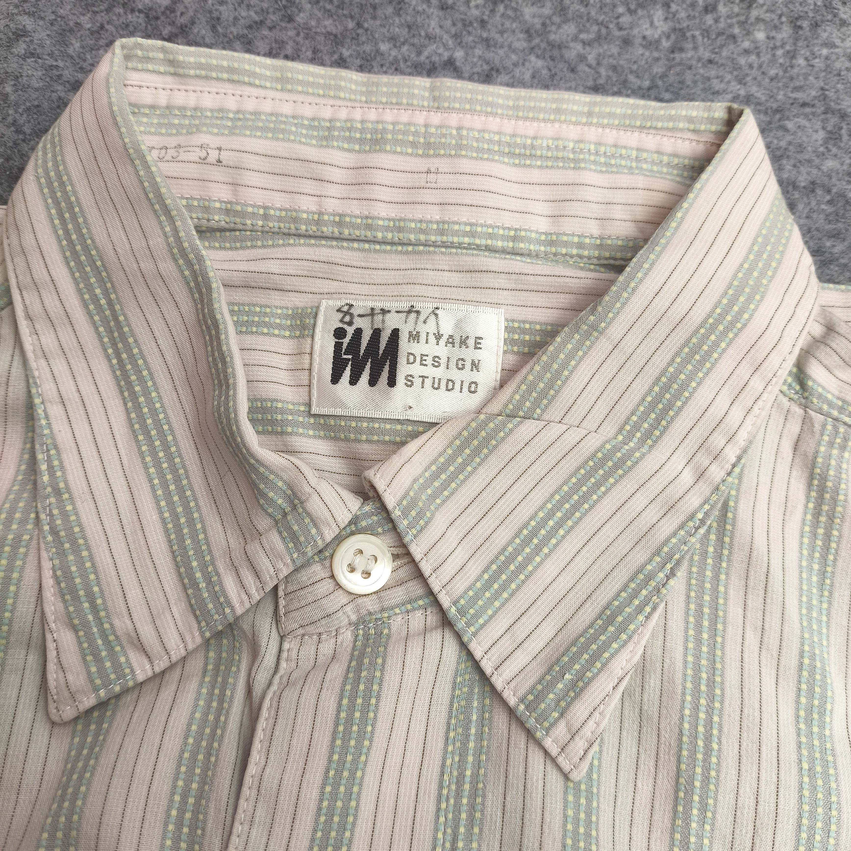 Issey Miyake Issey miyake Im product striped shirt button up Size US L / EU 52-54 / 3 - 2 Thumbnail