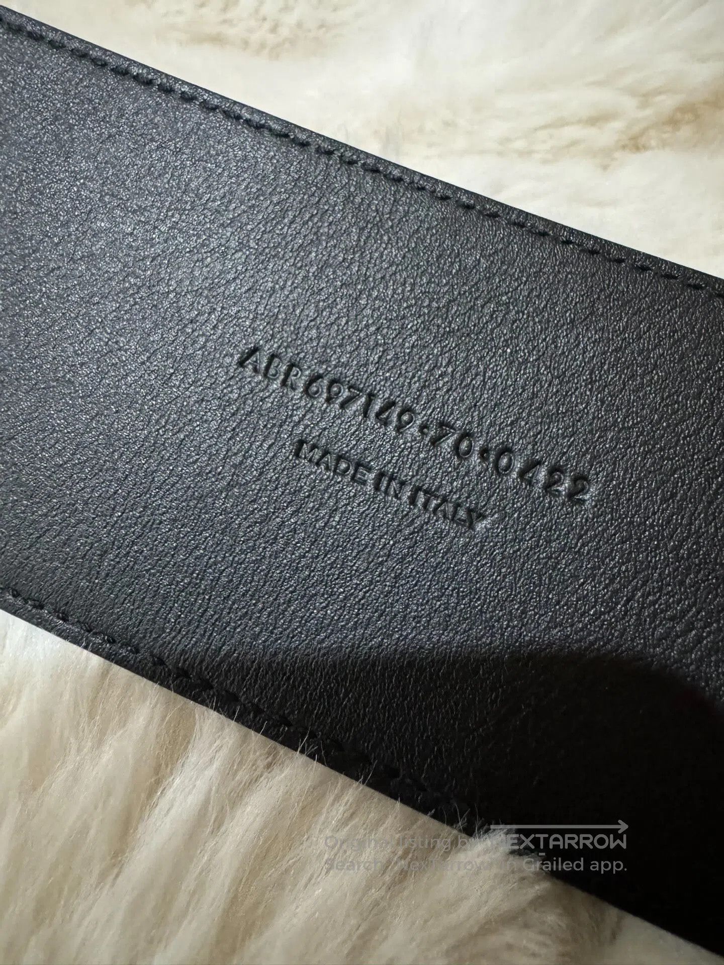 Saint Laurent Paris Saint Laurent Paris size 75 Black and Gold Women's Waist C Size ONE SIZE - 7 Thumbnail